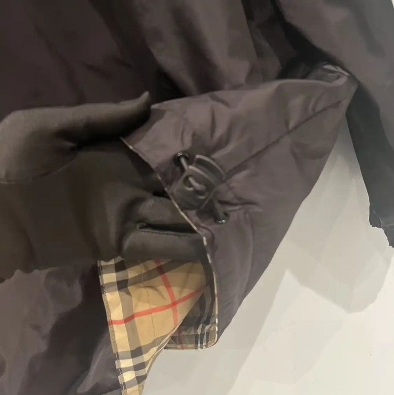 Burberry Burberry Men's Black Nylon Logo Check Jacket Size US S / EU 44-46 / 1 - 9 Thumbnail
