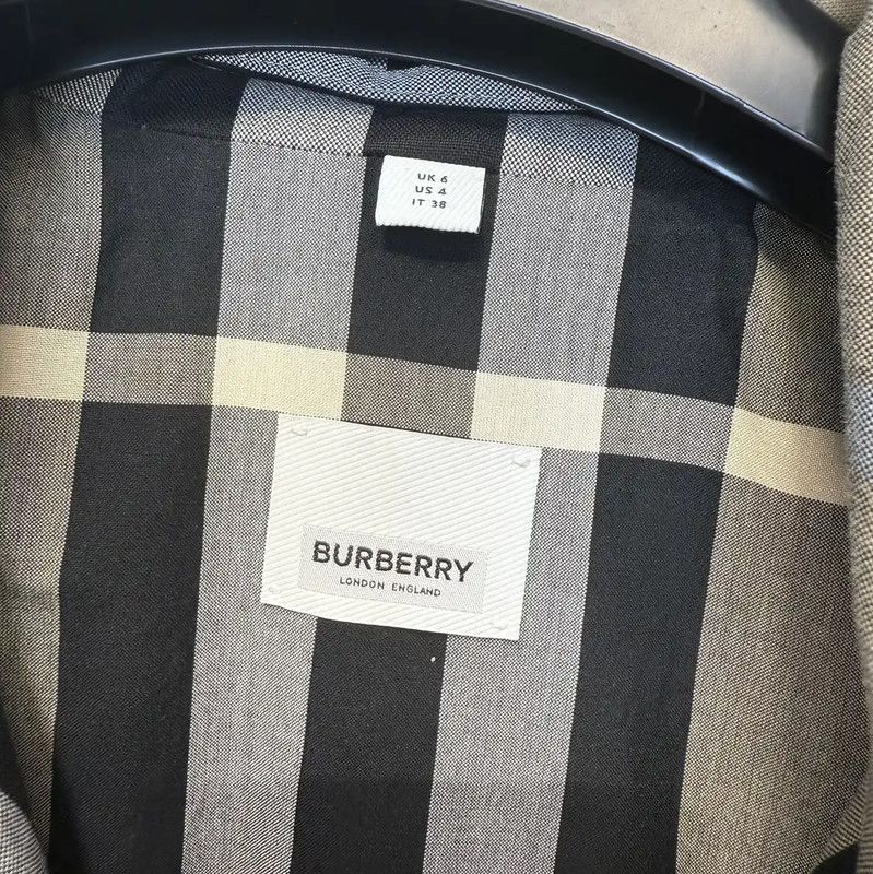 Burberry Burberry Khaki Cotton Print Long Coat for Men Size US M / EU 48-50 / 2 - 4 Thumbnail