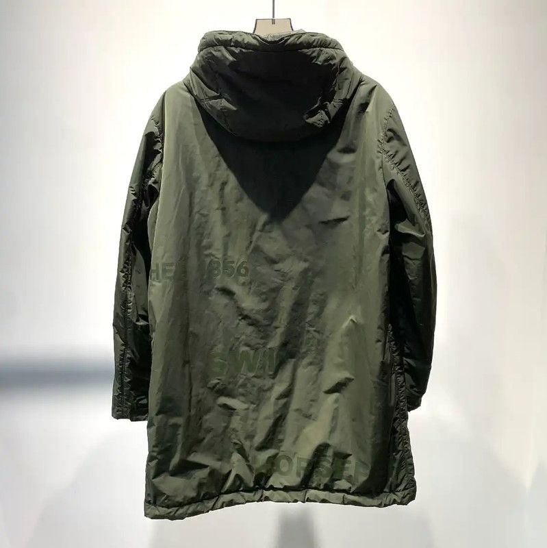 Burberry Burberry Men's Military Green Nylon Down Jacket Size US M / EU 48-50 / 2 - 2 Thumbnail
