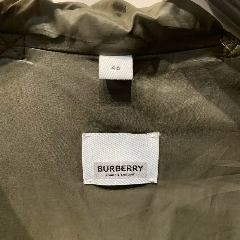Burberry Burberry Men's Military Green Nylon Down Jacket Size US M / EU 48-50 / 2 - 3 Thumbnail