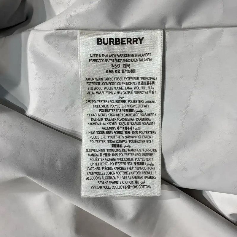 Burberry Burberry Men's White Cotton Outer Jacket Size US M / EU 48-50 / 2 - 4 Thumbnail