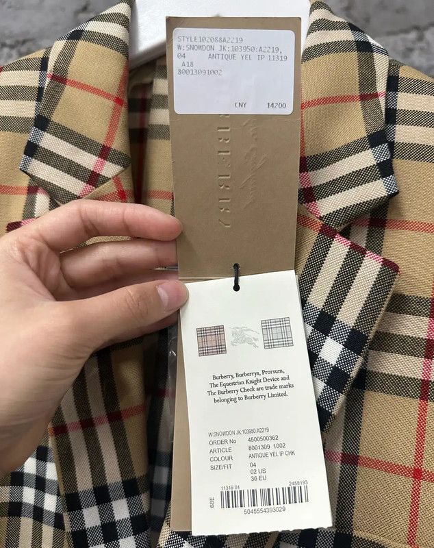 Burberry Burberry Plaid Long Sleeve Jacket for Men Size US M / EU 48-50 / 2 - 7 Thumbnail