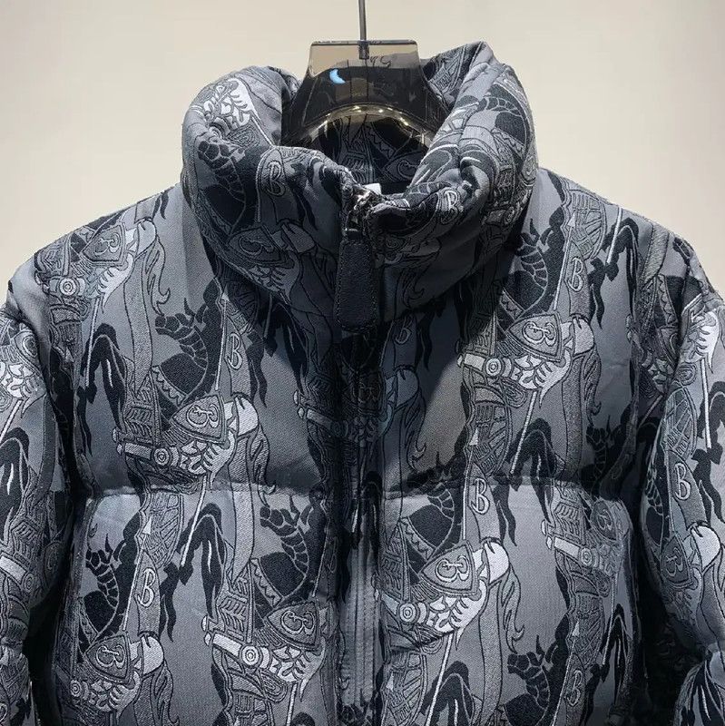 Burberry Burberry Gray Men's Puffer Jacket Size US M / EU 48-50 / 2 - 3 Thumbnail