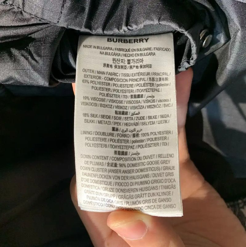 Burberry Burberry Gray Men's Puffer Jacket Size US M / EU 48-50 / 2 - 7 Thumbnail