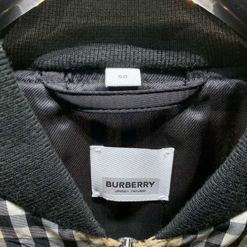 Burberry Burberry Gray Cotton Men's Outerwear Jacket Size US M / EU 48-50 / 2 - 2 Thumbnail