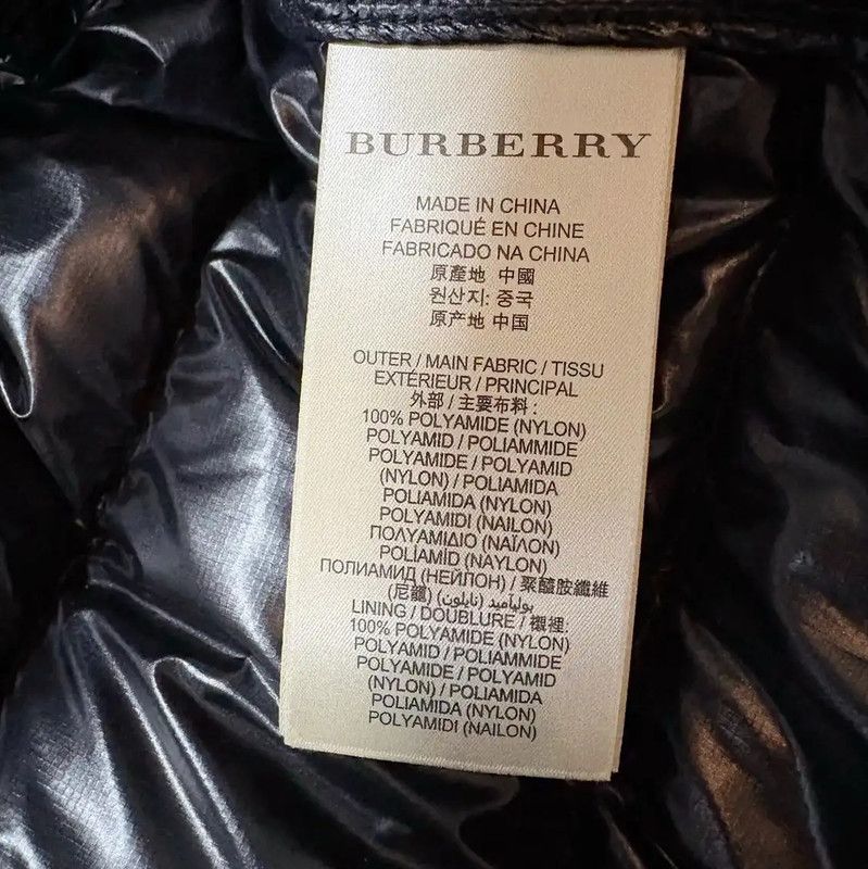 Burberry Burberry Men's Blue Logo Puffer Jacket Size US L / EU 52-54 / 3 - 4 Thumbnail