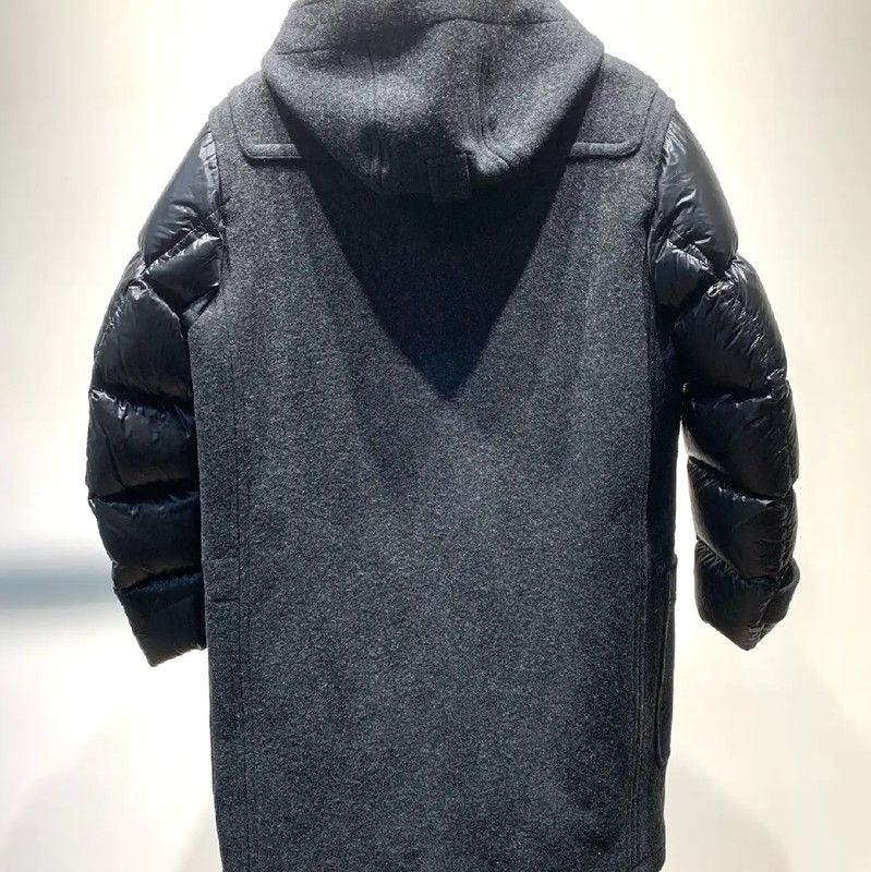 Burberry Burberry Black Wool Men's Down Coat Size US M / EU 48-50 / 2 - 4 Thumbnail