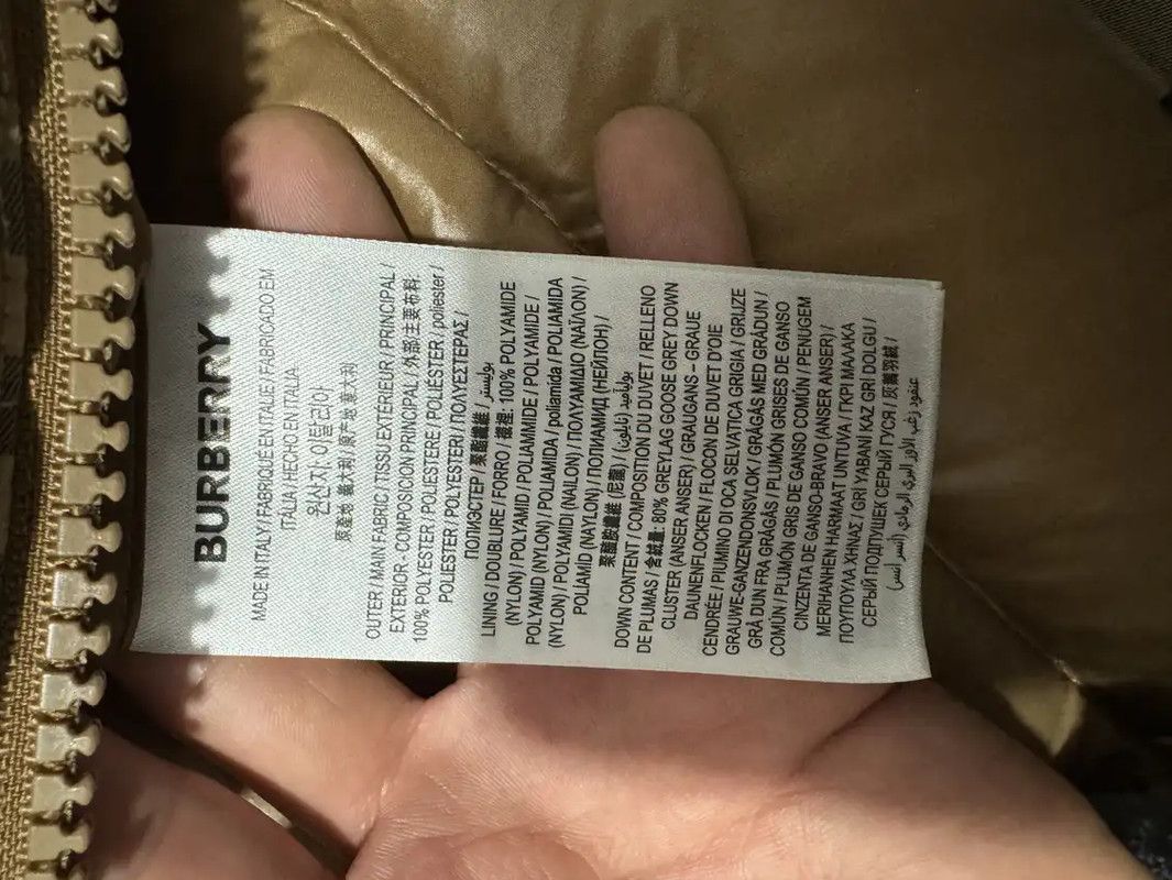 Burberry Burberry Logo Check Pattern Men's Puffer Jacket Size US M / EU 48-50 / 2 - 4 Thumbnail