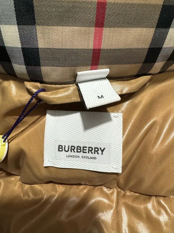 Burberry Burberry Logo Check Pattern Men's Puffer Jacket Size US M / EU 48-50 / 2 - 3 Thumbnail