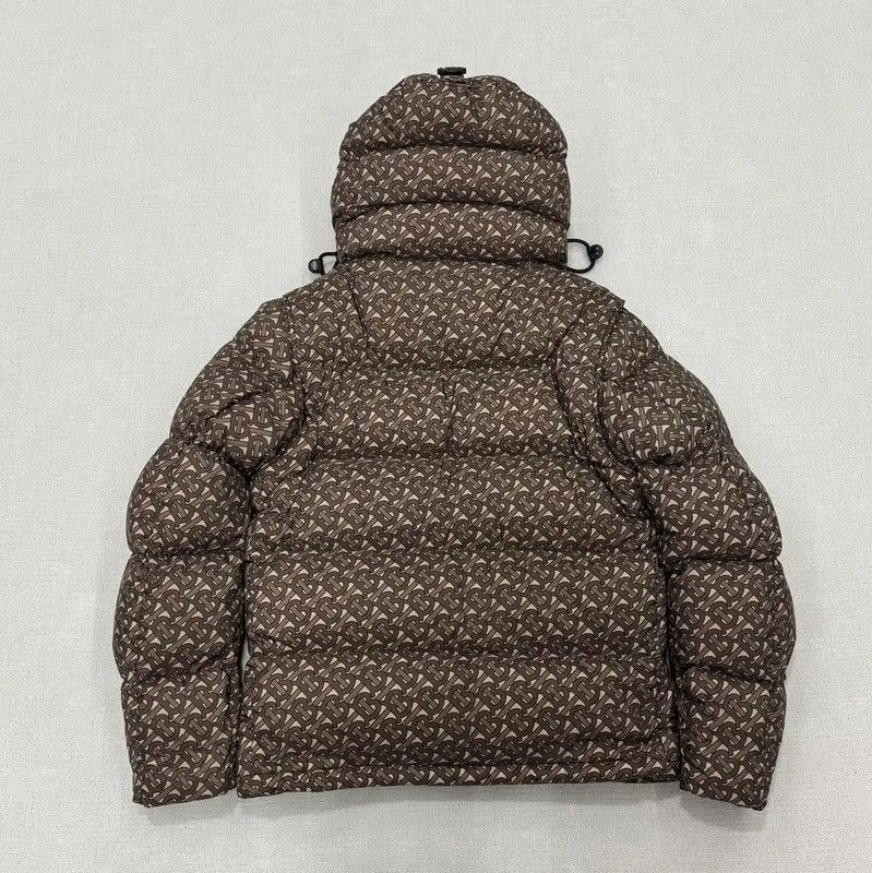 Burberry Burberry Brown Printed Short Down Jacket Size US S / EU 44-46 / 1 - 2 Thumbnail