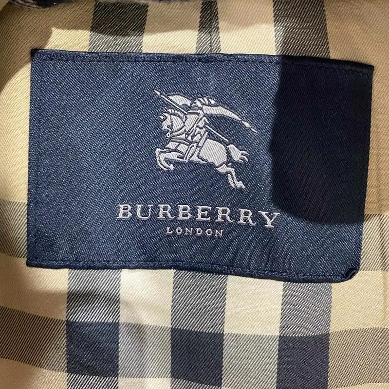 Burberry Burberry Khaki Cotton Men's Trench Coat Size US L / EU 52-54 / 3 - 3 Thumbnail