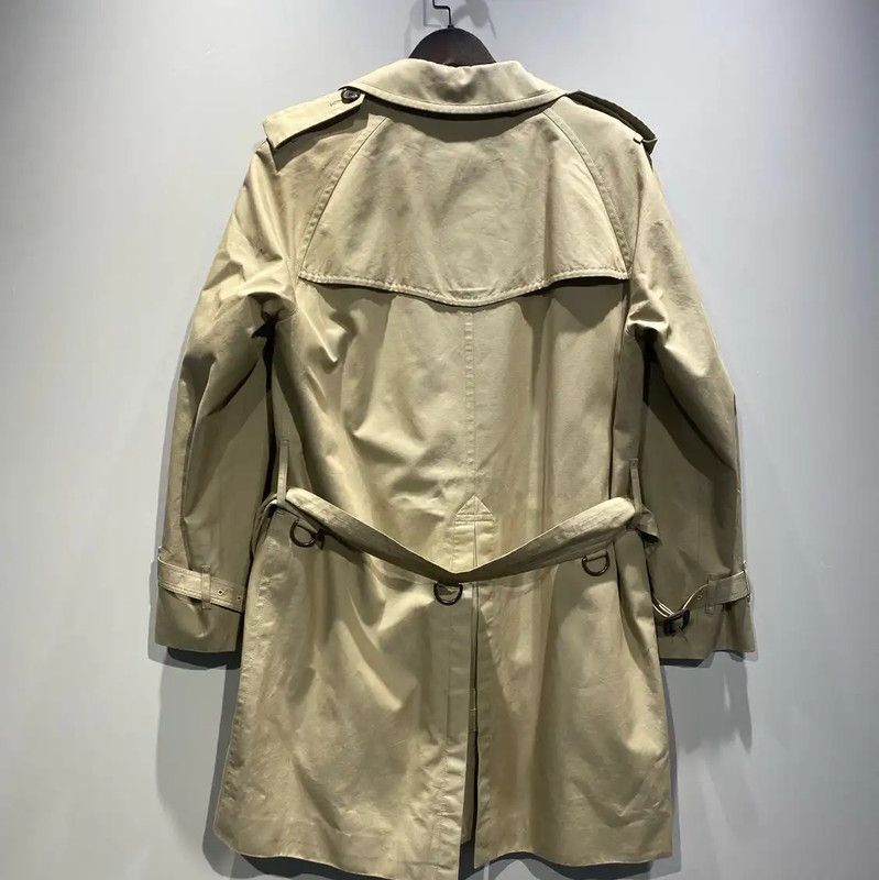 Burberry Burberry Khaki Cotton Men's Trench Coat Size US L / EU 52-54 / 3 - 2 Thumbnail