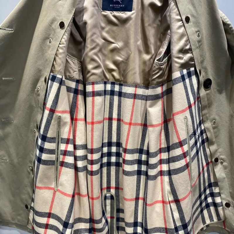 Burberry Burberry Khaki Cotton Men's Trench Coat Size US L / EU 52-54 / 3 - 6 Thumbnail