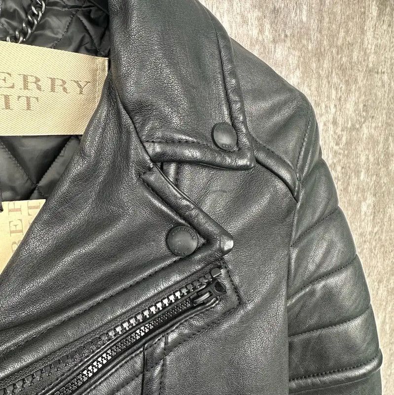 Burberry Burberry Black Leather Men's Jacket Size US S / EU 44-46 / 1 - 3 Thumbnail