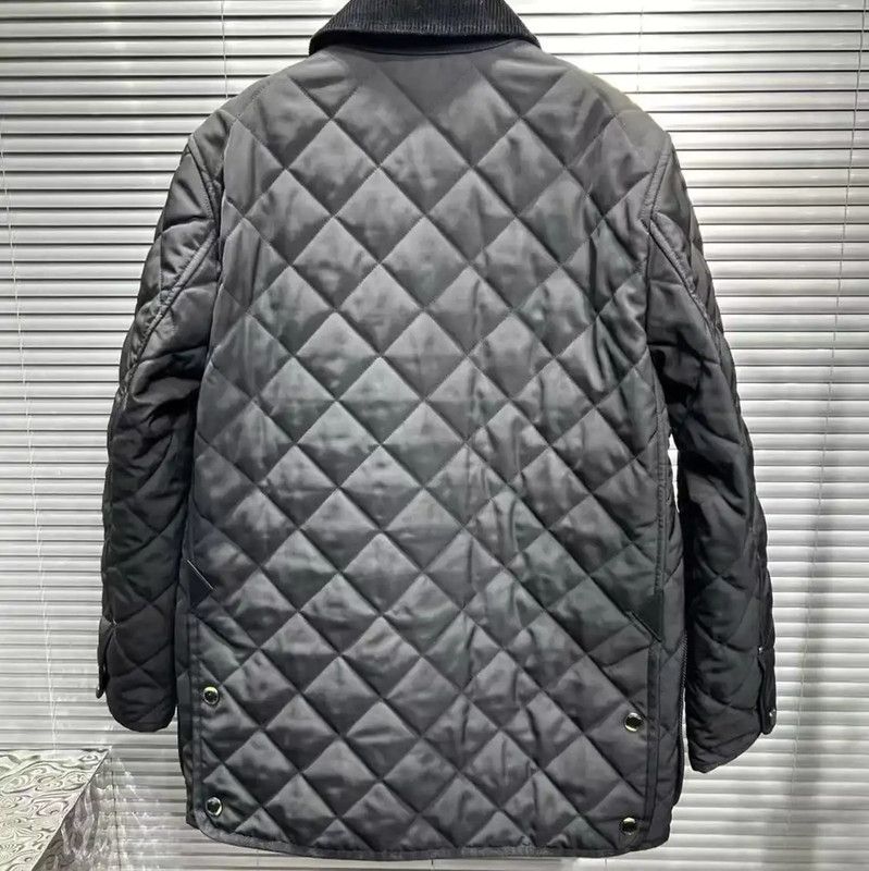 Burberry Burberry Black Quilted Men's Jacket Size US M / EU 48-50 / 2 - 2 Thumbnail