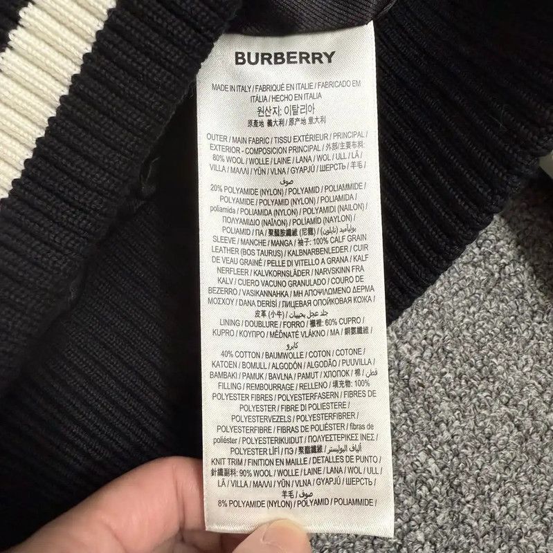 Burberry Burberry Colorblock Polyester Men's Varsity Jacket Size US M / EU 48-50 / 2 - 4 Thumbnail