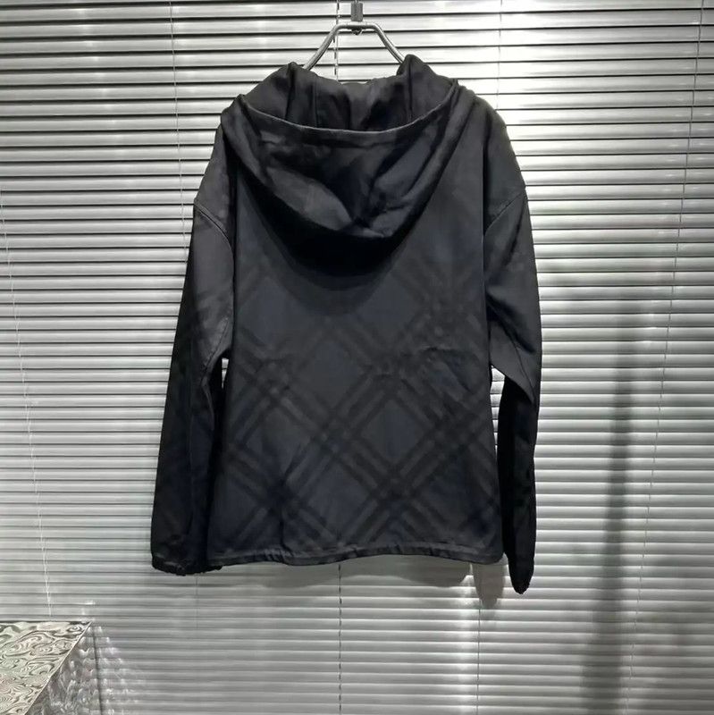 Burberry Burberry Men's Black Embroidered Long Sleeve Jacket Size US M / EU 48-50 / 2 - 2 Thumbnail