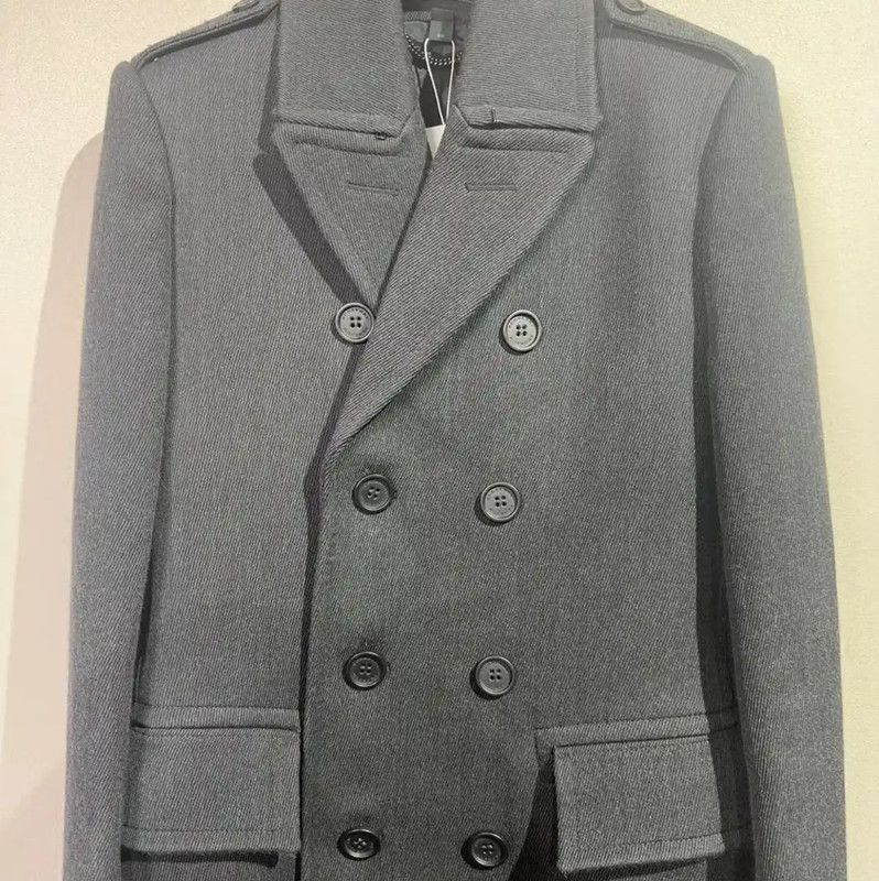 Burberry Burberry Black Cotton Men's Overcoat Size US M / EU 48-50 / 2 - 3 Thumbnail