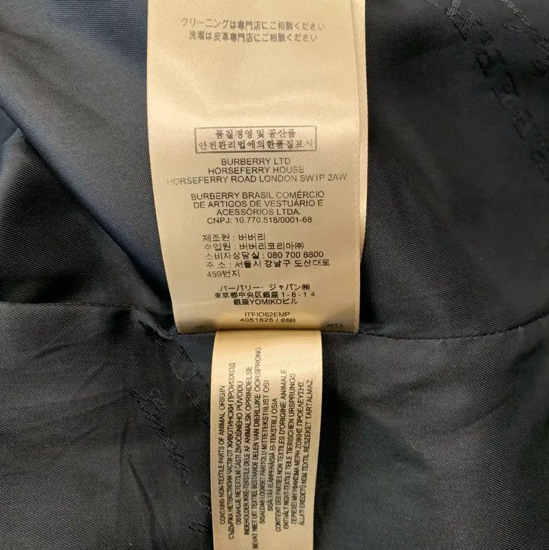 Burberry Burberry Black Lambskin Men's Coat Size US M / EU 48-50 / 2 - 7 Thumbnail