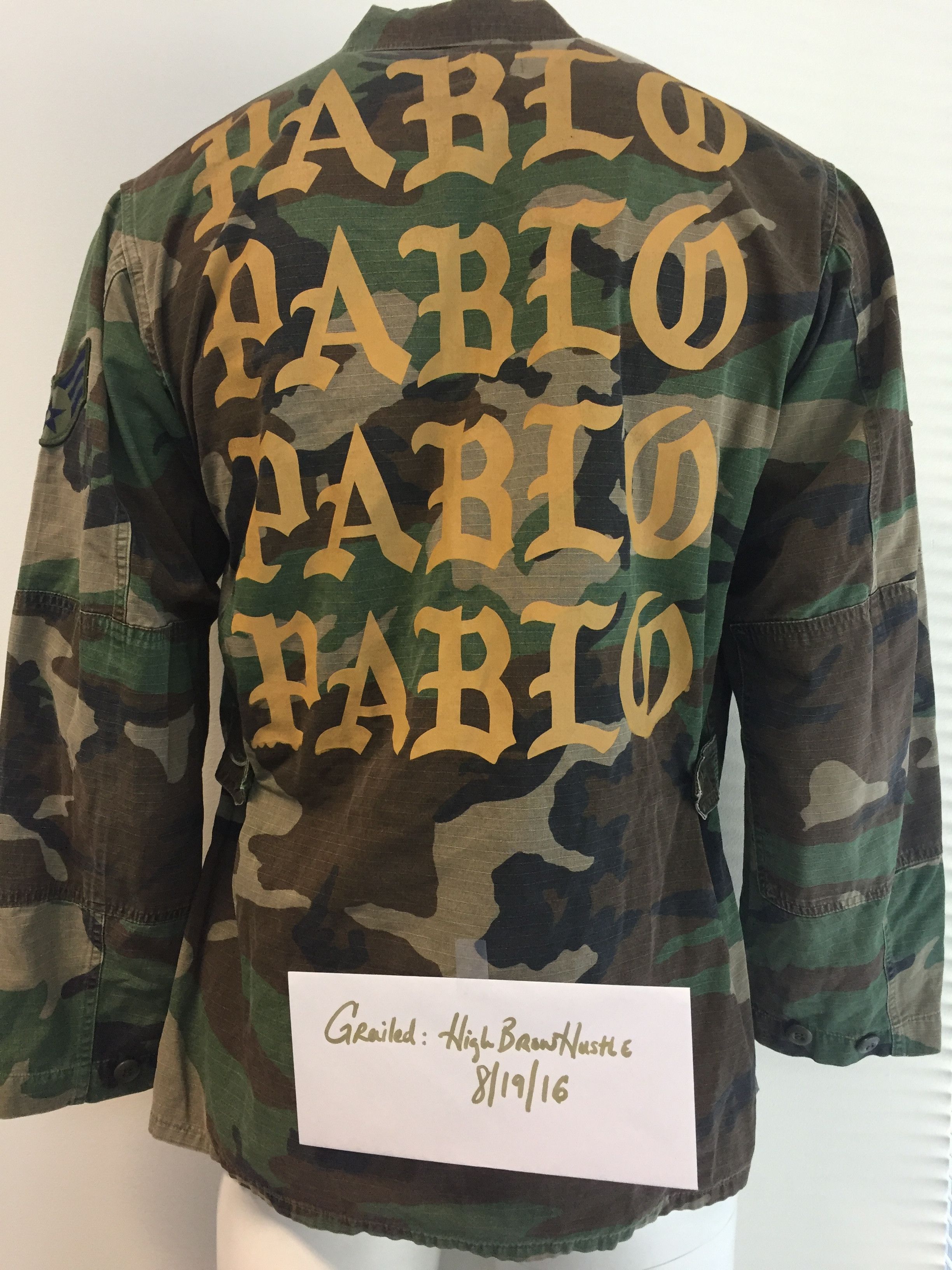 Kanye West Kanye West Pablo Military Jacket Pop Up Shop Atlanta TLOP The Life Of Pablo Grailed