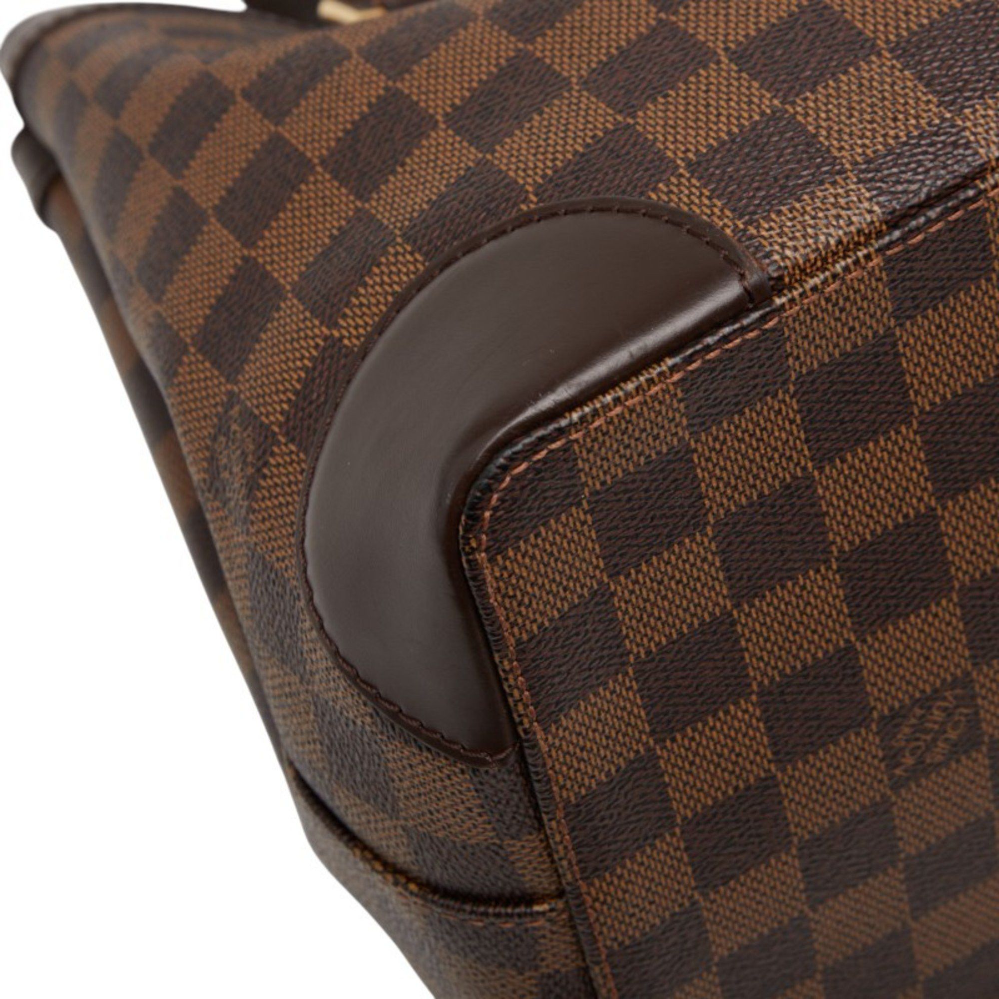 Louis Vuitton Louis Vuitton Damier Hampstead PM Tote Bag, Handbag N51205, Ebene Brown Leather, Women's, LOUIS VUITTON Size ONE SIZE - 7 Thumbnail