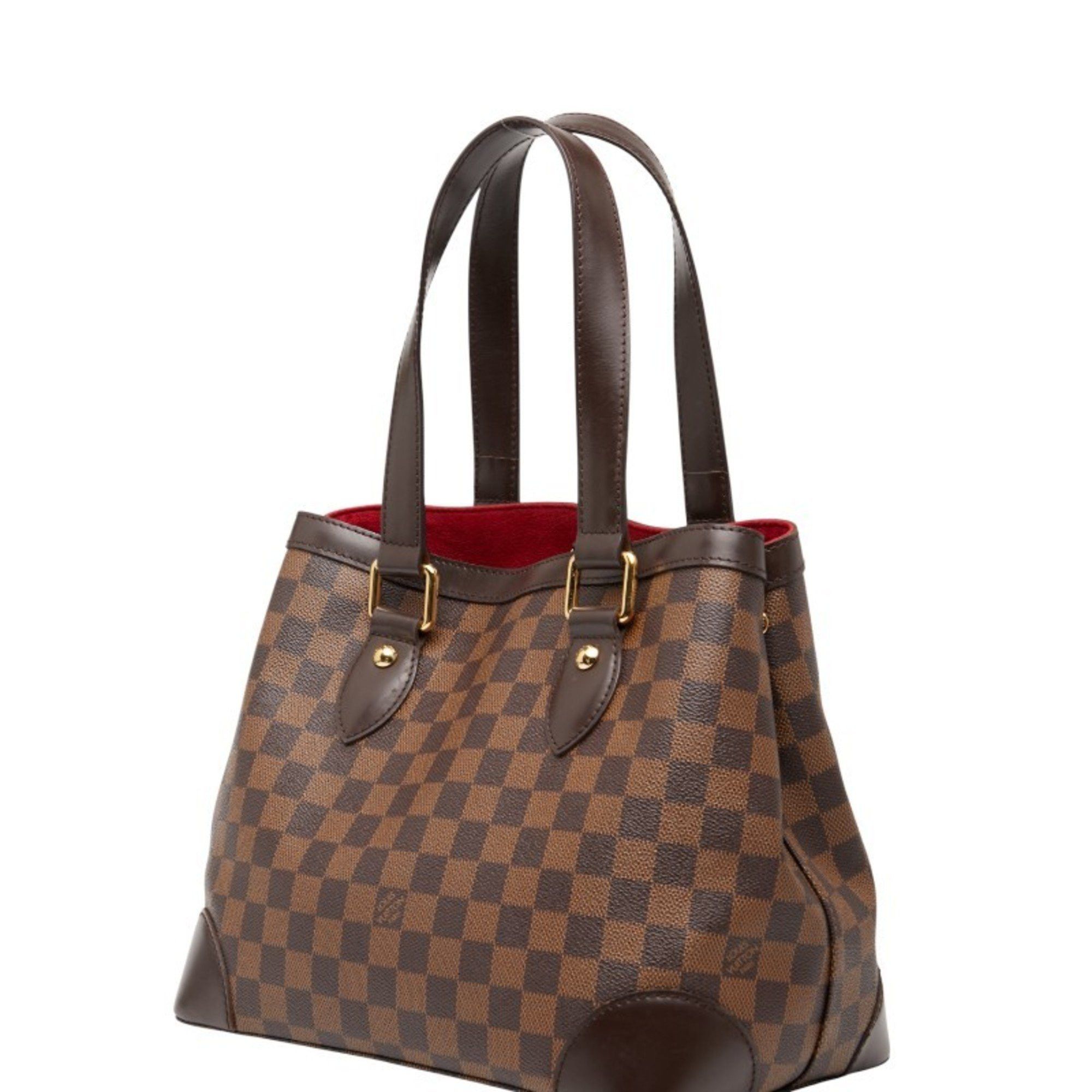 Louis Vuitton Louis Vuitton Damier Hampstead PM Tote Bag, Handbag N51205, Ebene Brown Leather, Women's, LOUIS VUITTON Size ONE SIZE - 2 Thumbnail
