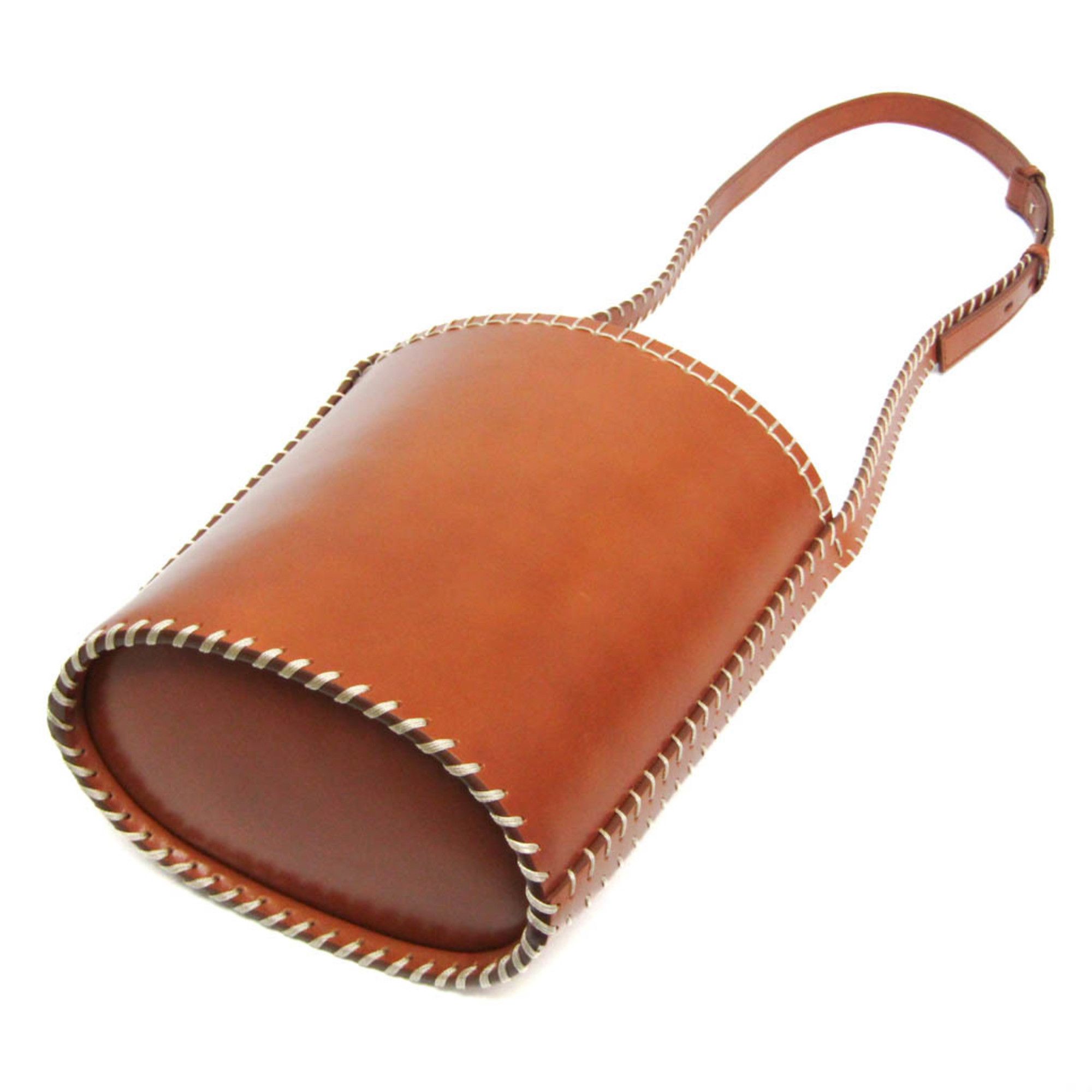 Chloe Chloé LOELA Small Bucket CHC22US540H2325M Women's Leather Baguette Bag,Shoulder Bag Brown Size ONE SIZE - 3 Thumbnail