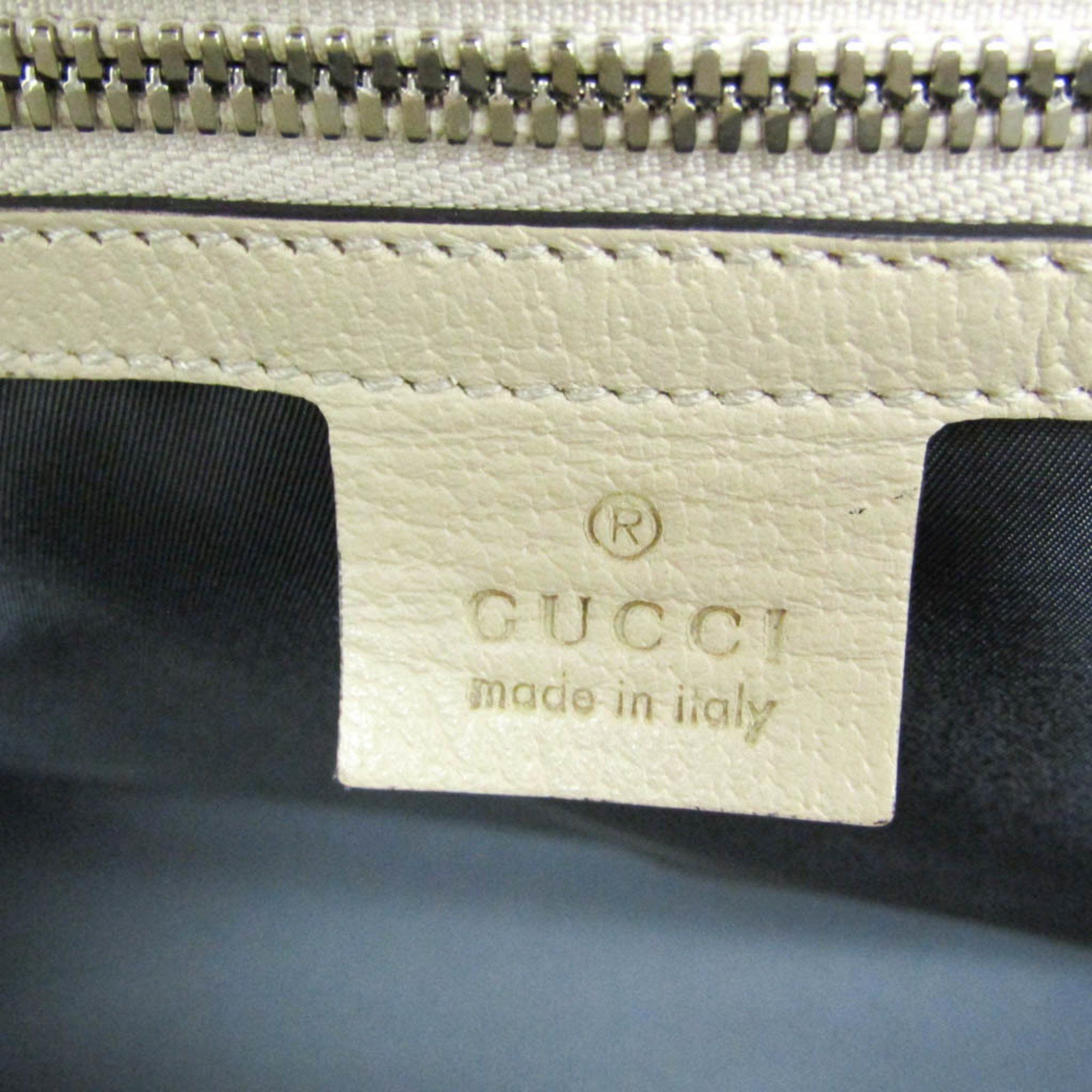 Gucci Gucci Off The Grid GG 630353 Men,Women Nylon Canvas,Leather Handbag,Shoulder Bag Gray,Off-white Size ONE SIZE - 17 Thumbnail