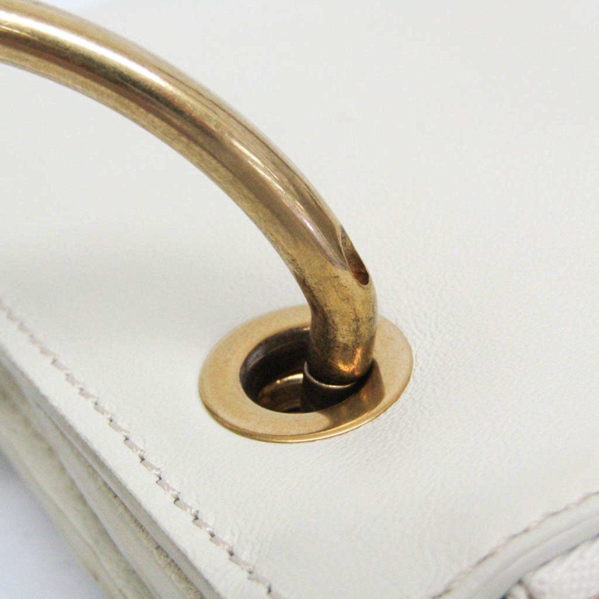 Chloe Chloé Roy CHC18UP021H1Z214 Women's Leather,Suede Shoulder Bag White Size ONE SIZE - 15 Thumbnail