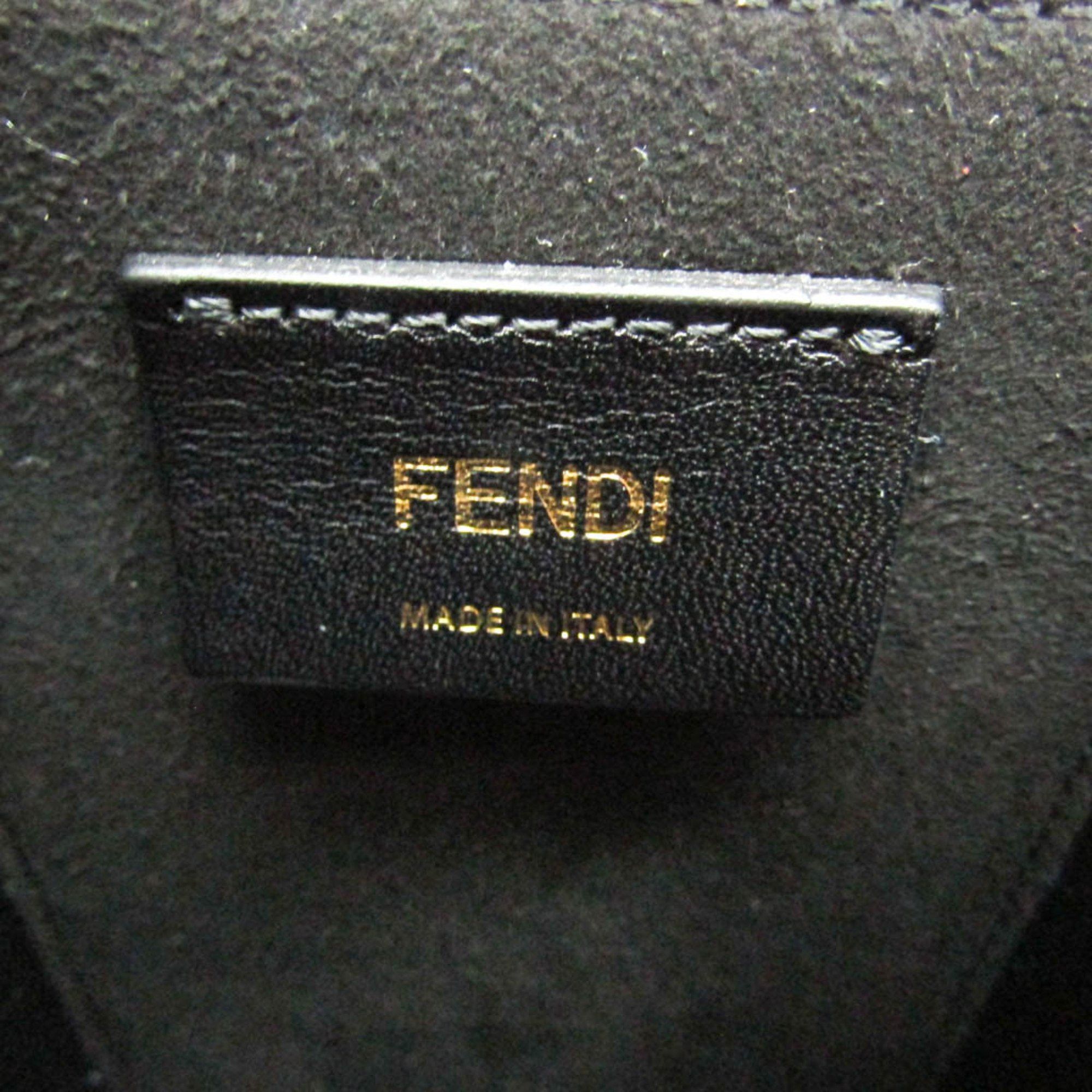Fendi Fendi Box 8BT339 Women's Leather Shoulder Bag Pink Size ONE SIZE - 12 Thumbnail