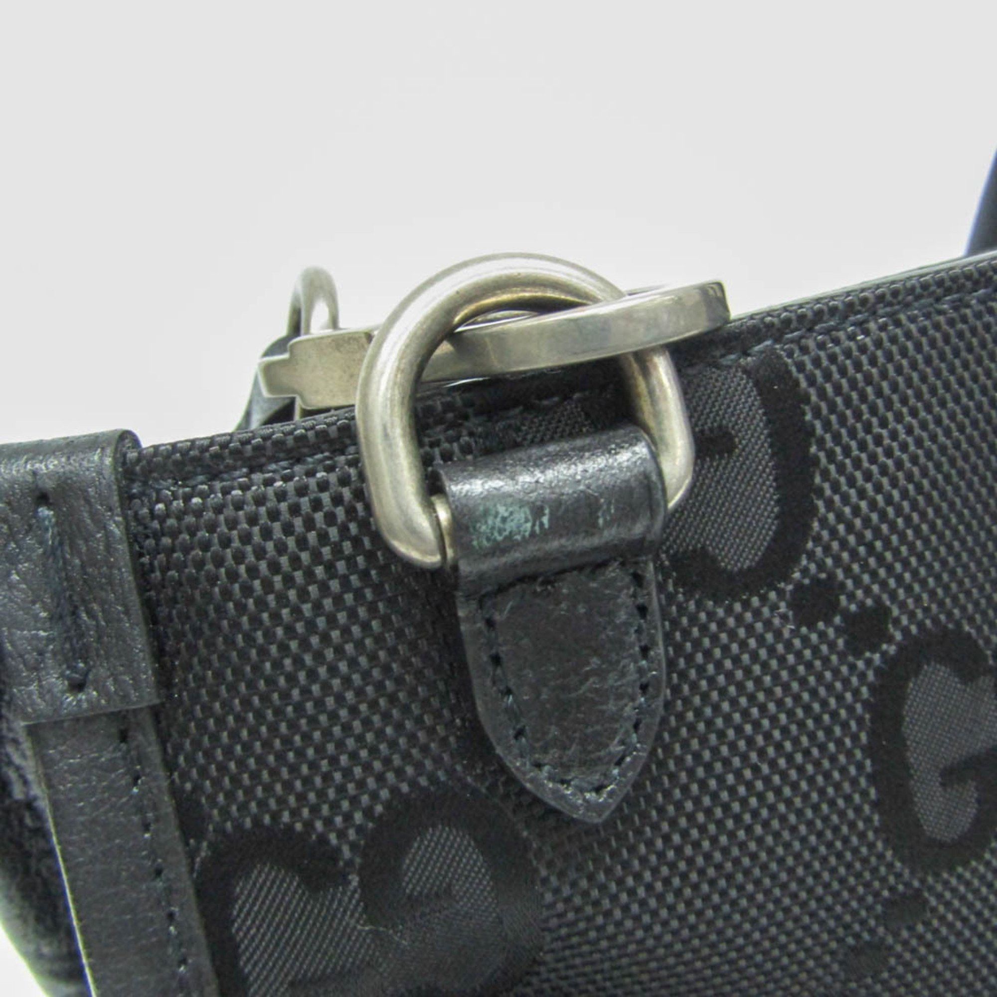 Gucci Gucci Off The Grid GG 630353 Men,Women Nylon Canvas,Leather Handbag,Shoulder Bag Black Size ONE SIZE - 6 Thumbnail