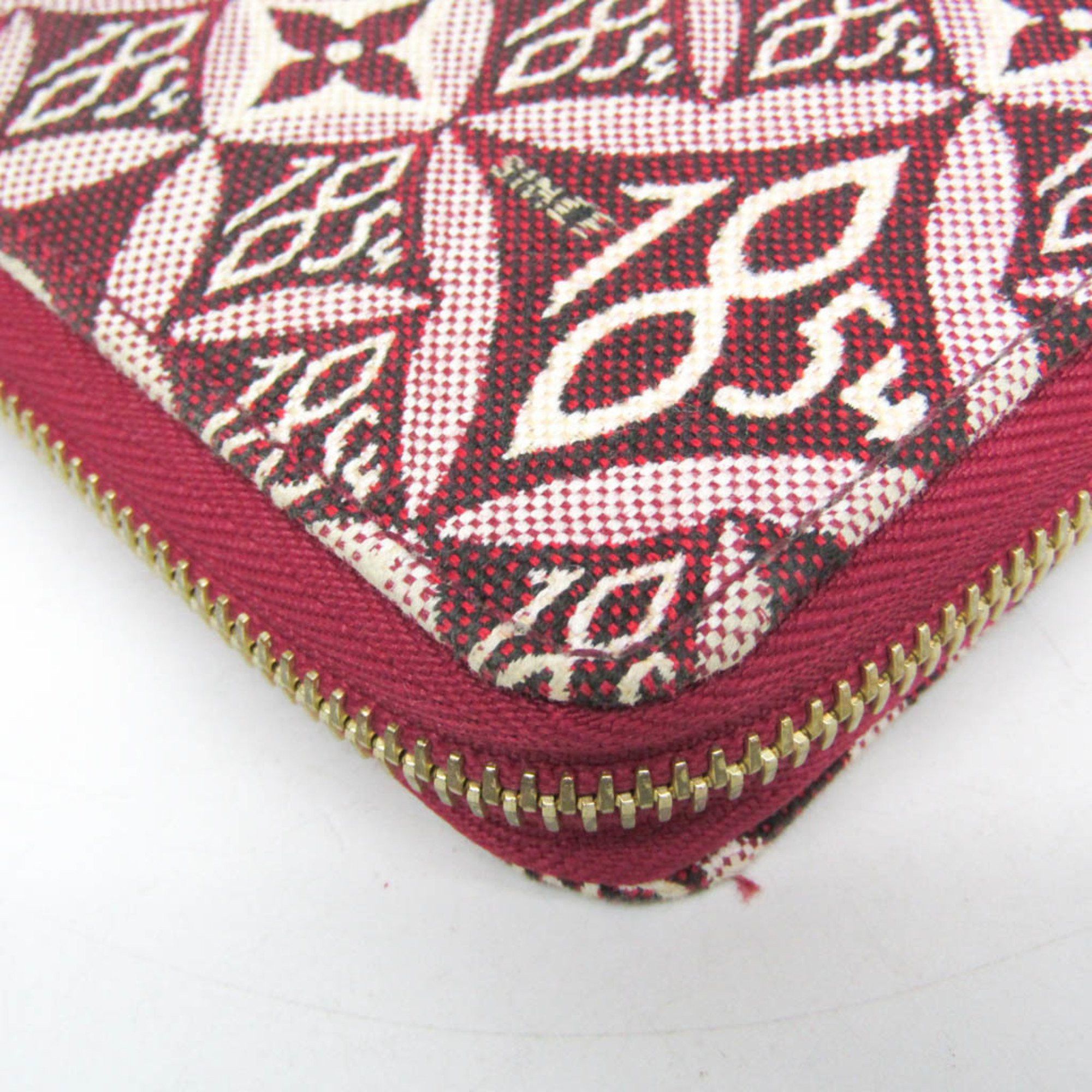 Louis Vuitton Louis Vuitton Monogram Flower Zippy Wallet M69994 Women's Jacquard Long Wallet (bi-fold) Bordeaux Size ONE SIZE - 10 Thumbnail