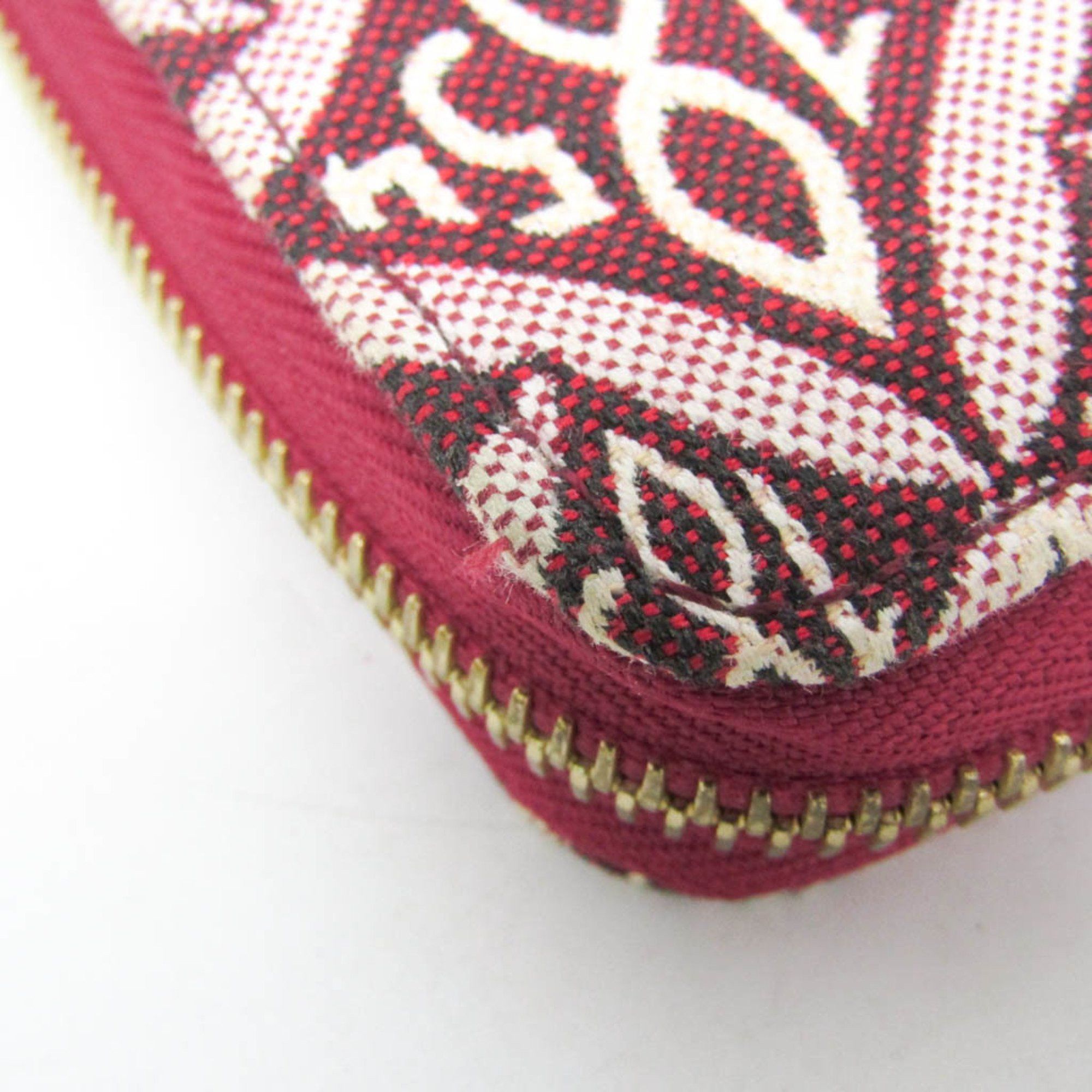 Louis Vuitton Louis Vuitton Monogram Flower Zippy Wallet M69994 Women's Jacquard Long Wallet (bi-fold) Bordeaux Size ONE SIZE - 7 Thumbnail