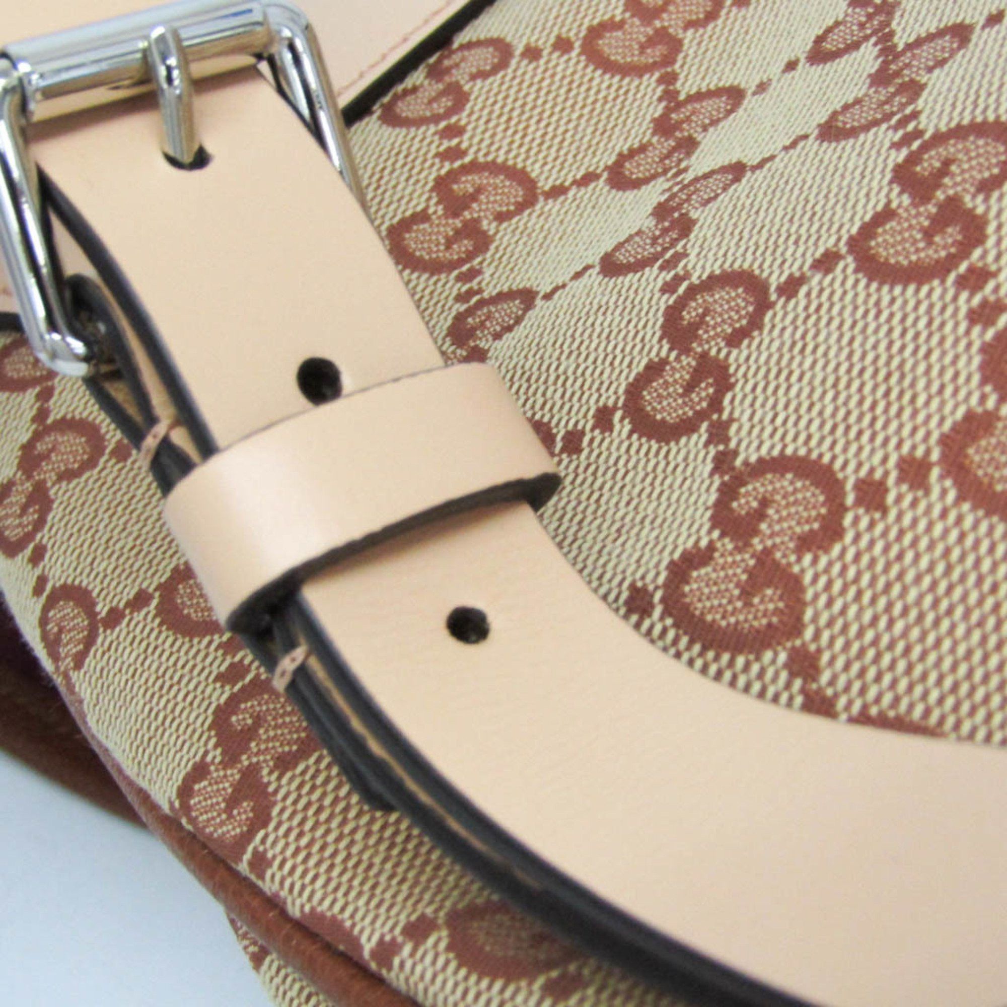 Gucci Gucci GG Canvas Children's 630818 Boys,Girls GG Canvas,Leather Backpack Beige,Brown Size ONE SIZE - 10 Thumbnail