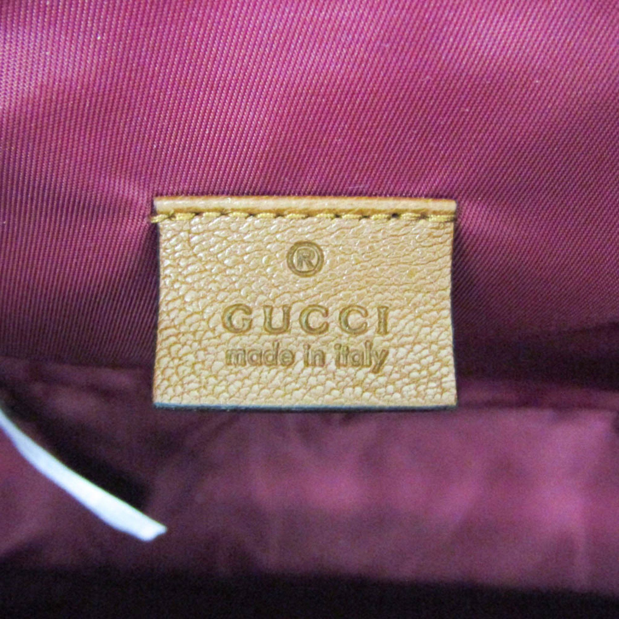 Gucci Gucci GG Canvas Children's 630818 Boys,Girls GG Canvas,Leather Backpack Beige,Brown Size ONE SIZE - 12 Thumbnail