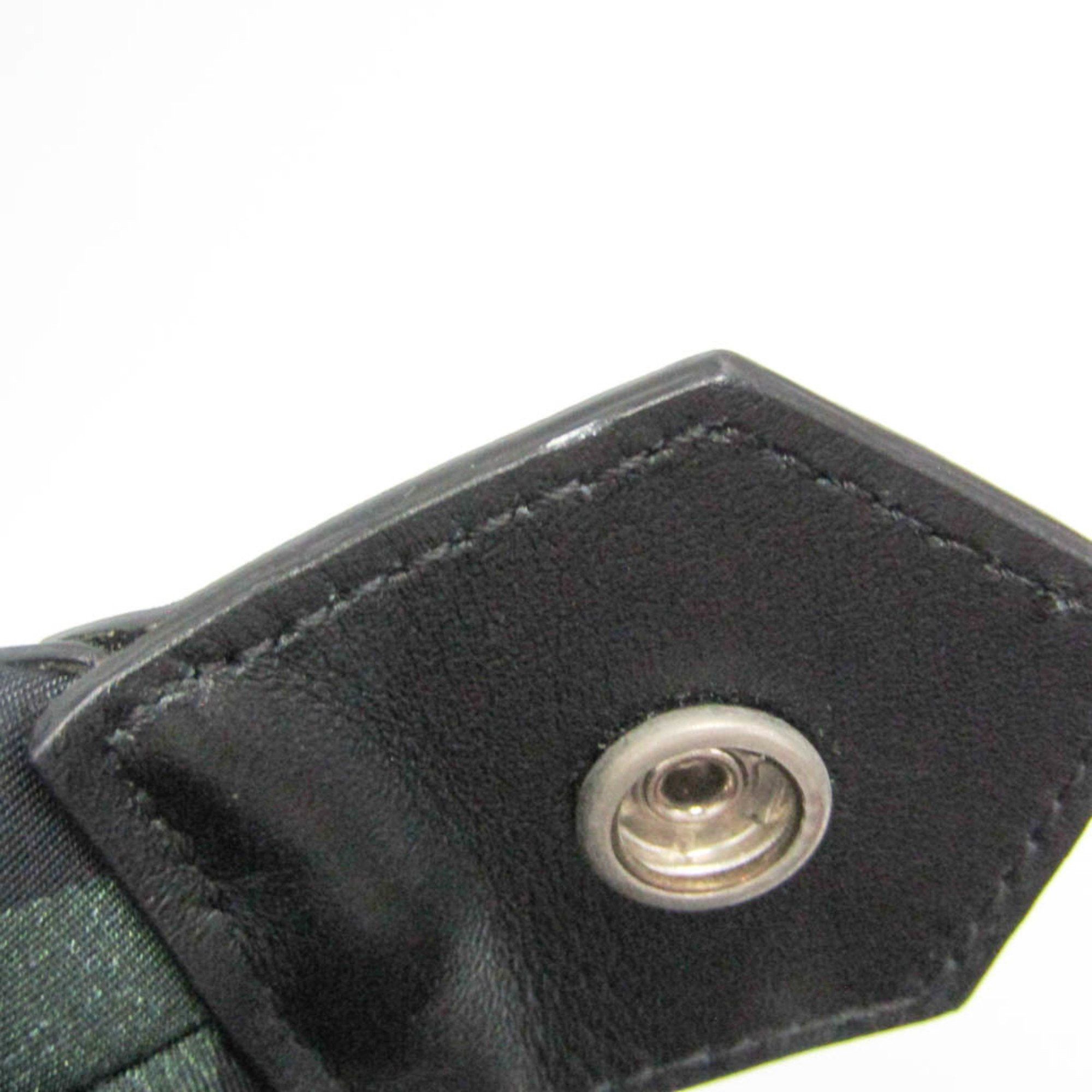 Vivienne Westwood Vivienne Westwood Orb Quilting Women,Men Nylon,Leather Backpack Black,Green Size ONE SIZE - 15 Thumbnail