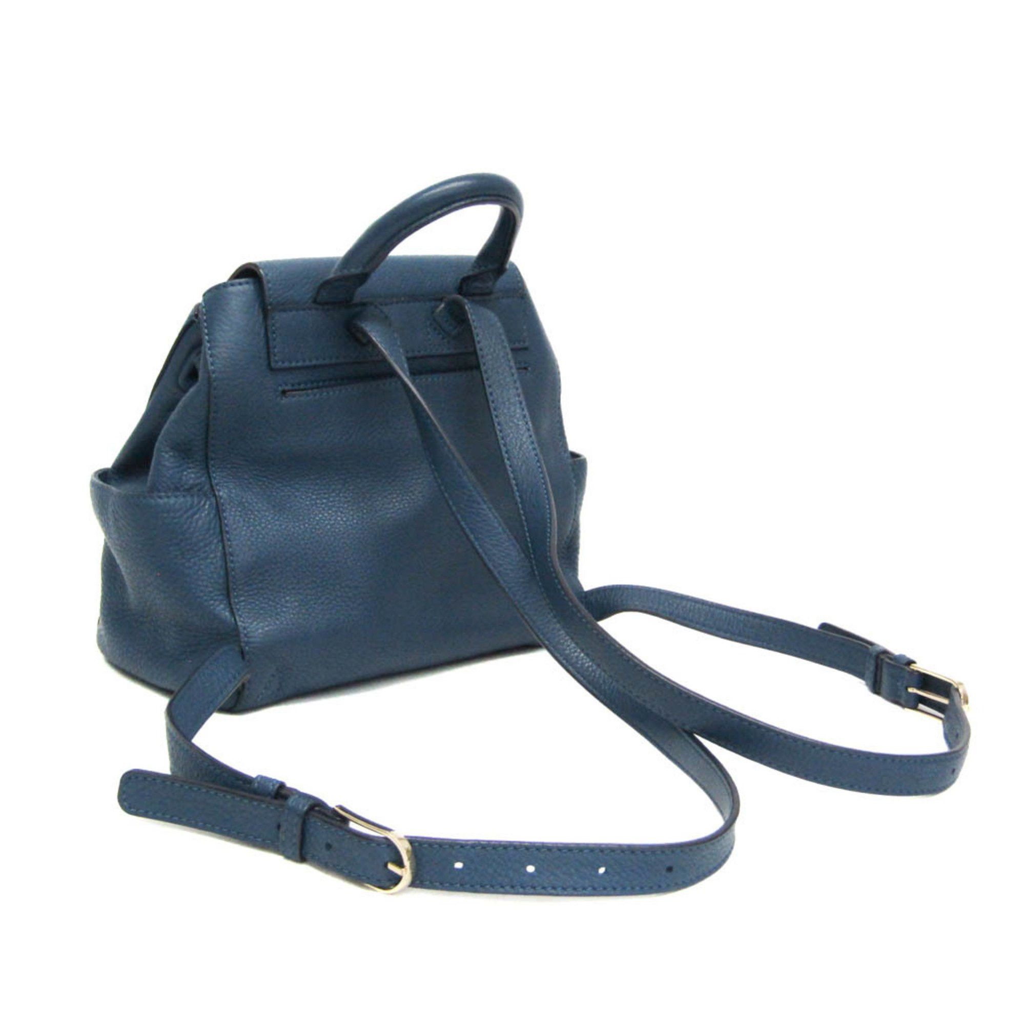 Tory Burch Tory Burch Fringe 79163-1-02544 Women's Leather Backpack Blue Size ONE SIZE - 2 Thumbnail