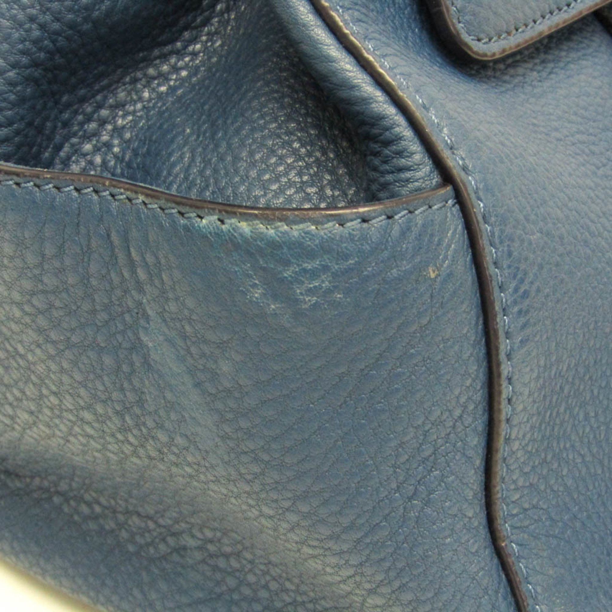 Tory Burch Tory Burch Fringe 79163-1-02544 Women's Leather Backpack Blue Size ONE SIZE - 7 Thumbnail