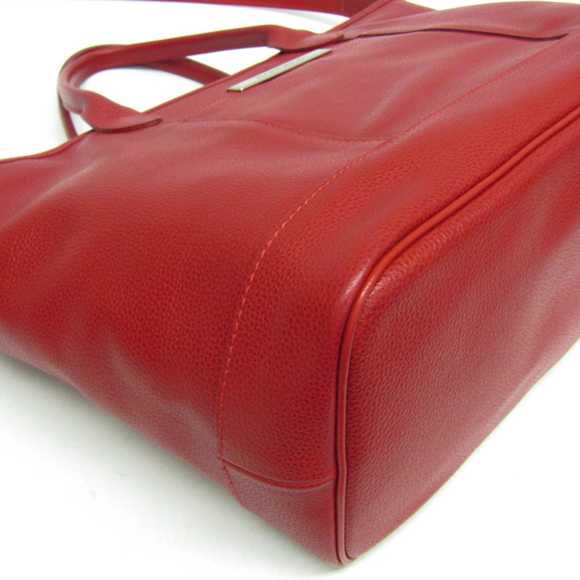 Longchamp Longchamp 2-way Tote Bag Women's Leather Shoulder Bag,Tote Bag Red Color Size ONE SIZE - 5 Thumbnail