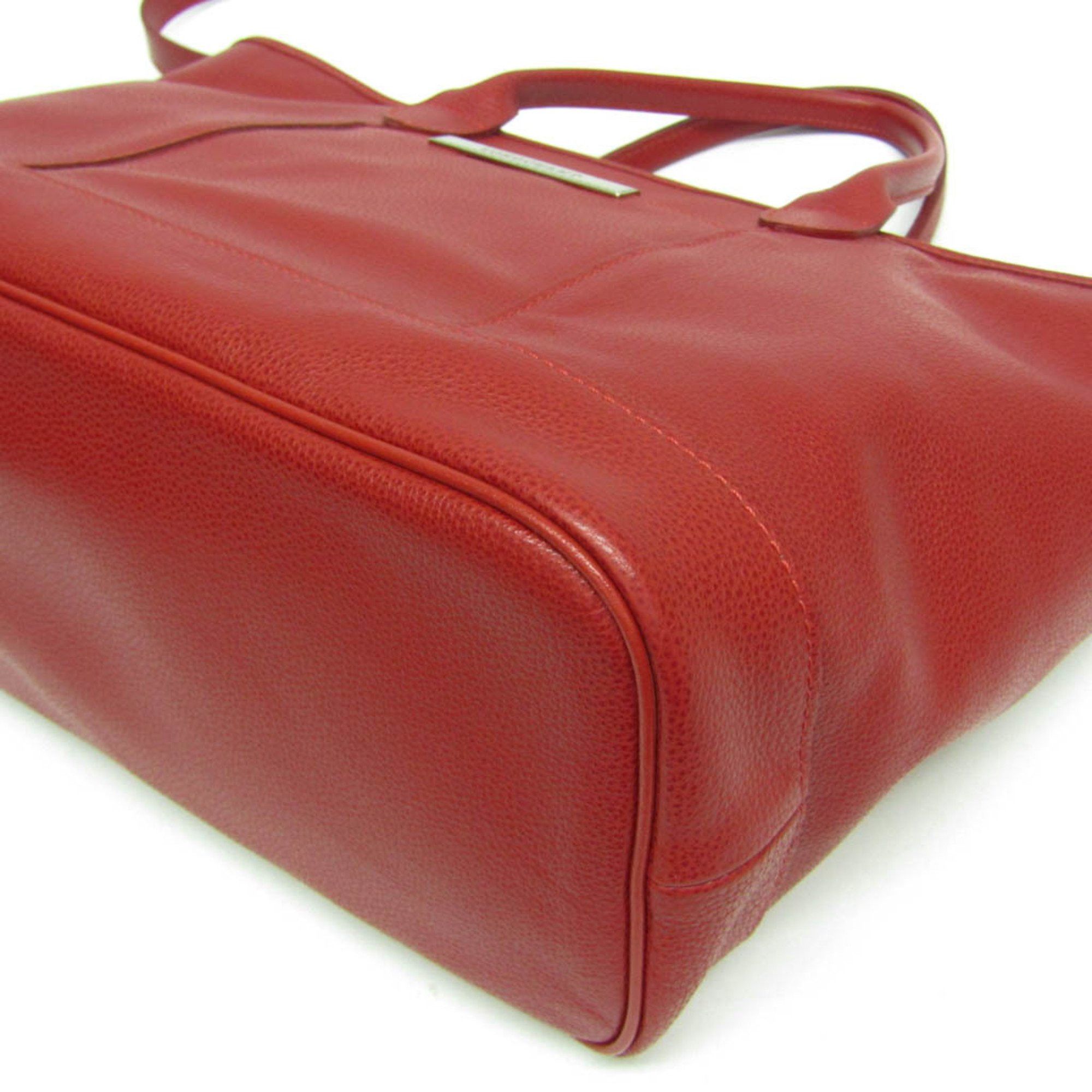Longchamp Longchamp 2-way Tote Bag Women's Leather Shoulder Bag,Tote Bag Red Color Size ONE SIZE - 4 Thumbnail