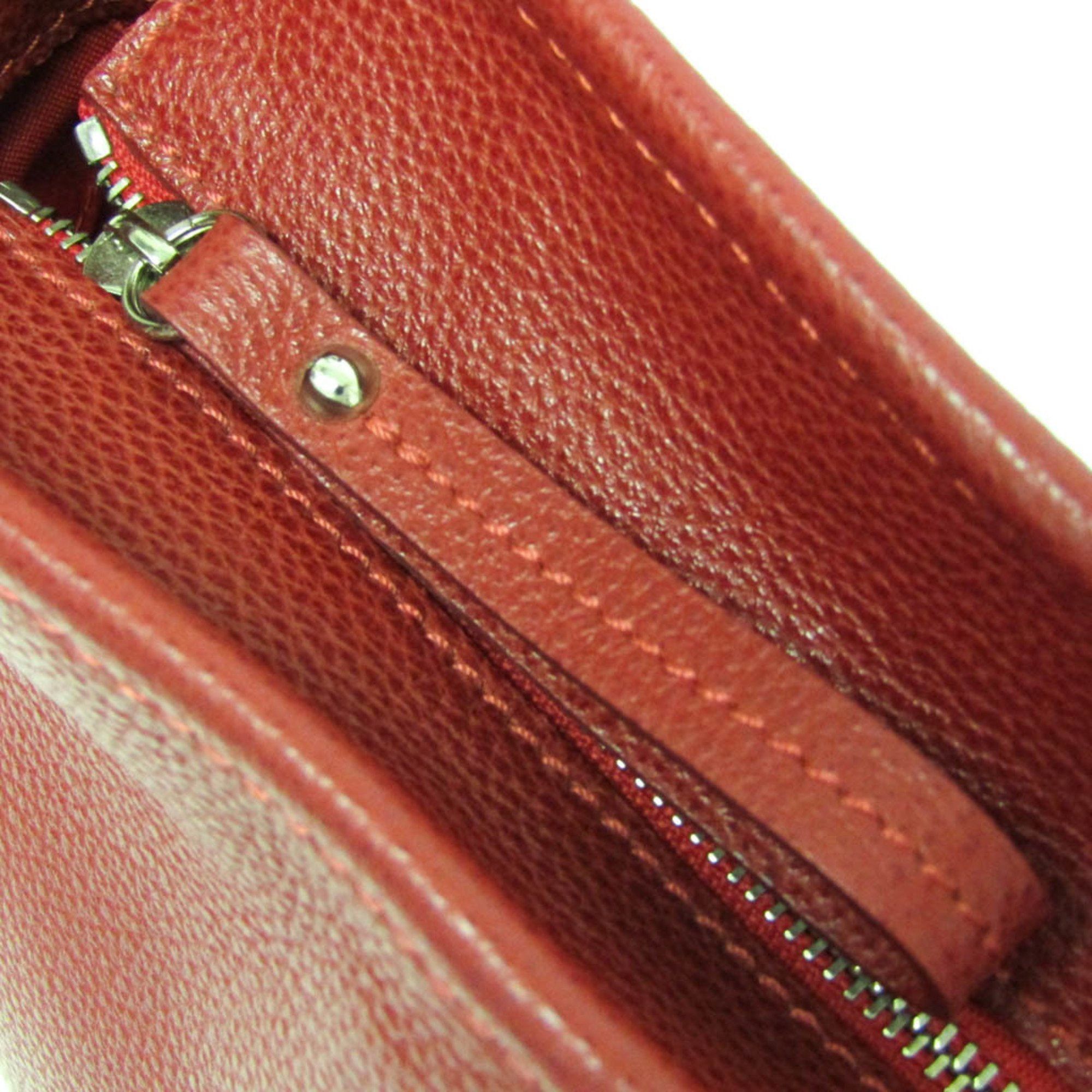 Longchamp Longchamp 2-way Tote Bag Women's Leather Shoulder Bag,Tote Bag Red Color Size ONE SIZE - 8 Thumbnail