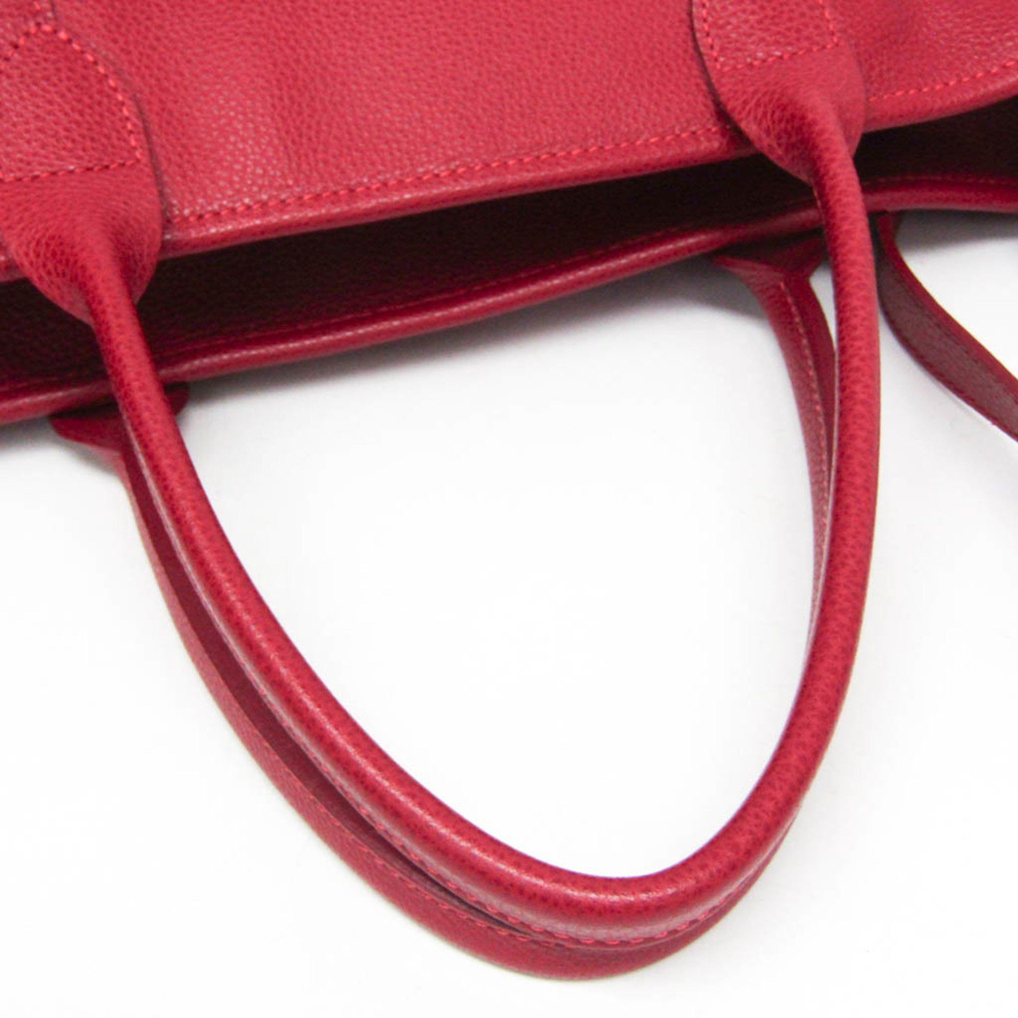 Longchamp Longchamp 2-way Tote Bag Women's Leather Shoulder Bag,Tote Bag Red Color Size ONE SIZE - 6 Thumbnail