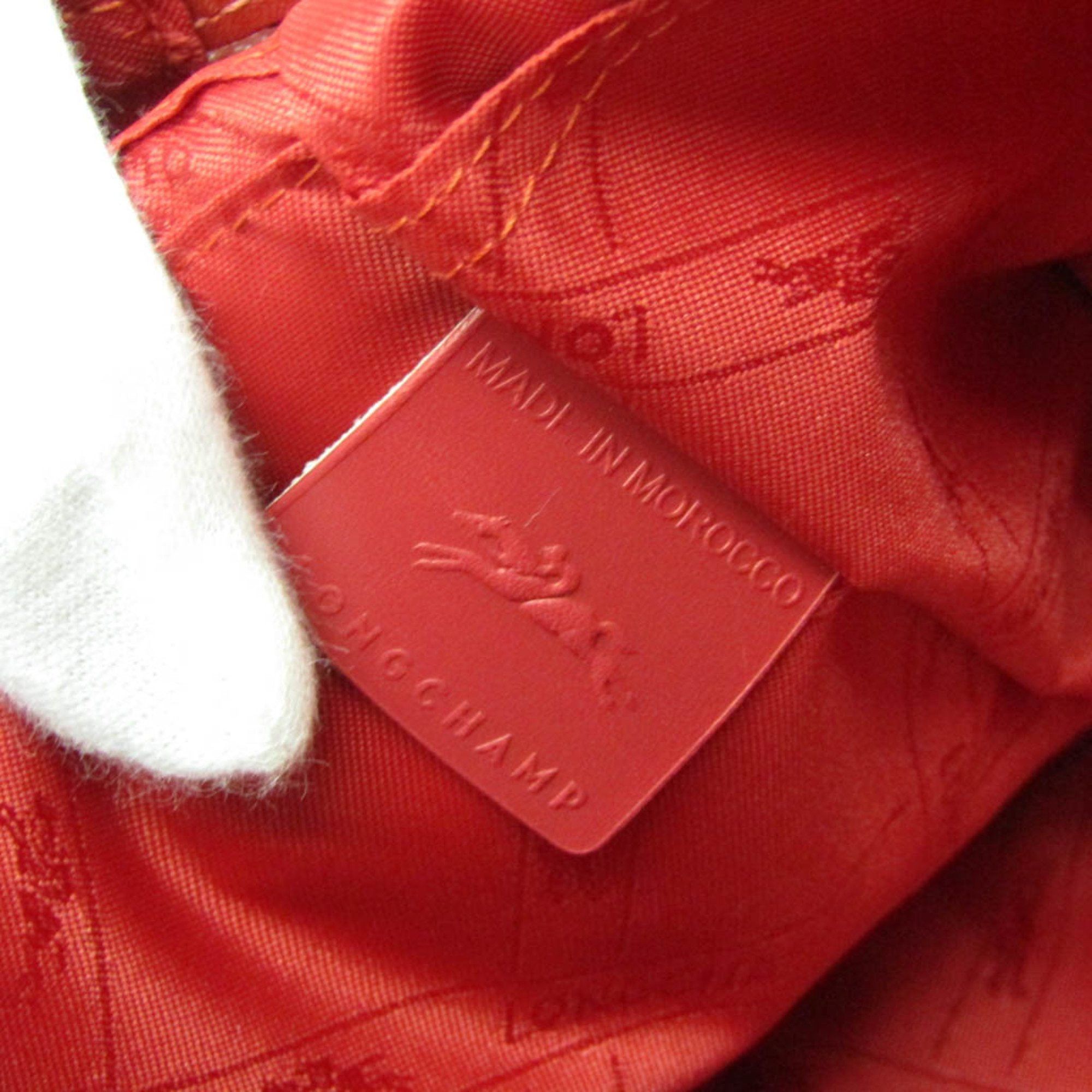 Longchamp Longchamp 2-way Tote Bag Women's Leather Shoulder Bag,Tote Bag Red Color Size ONE SIZE - 10 Thumbnail