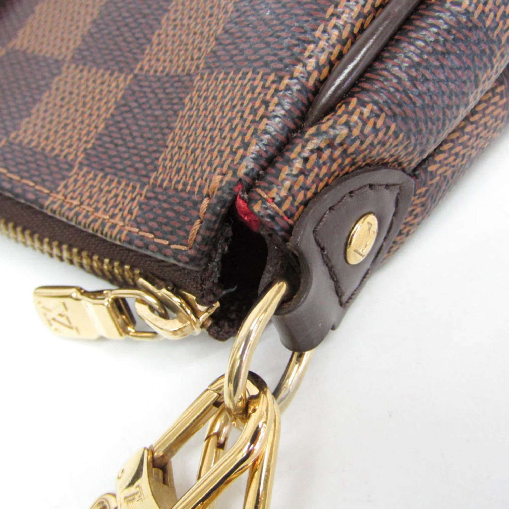Louis Vuitton Louis Vuitton Damier Eva N55213 Women's Handbag,Shoulder Bag Brown,Ebene Size ONE SIZE - 7 Thumbnail