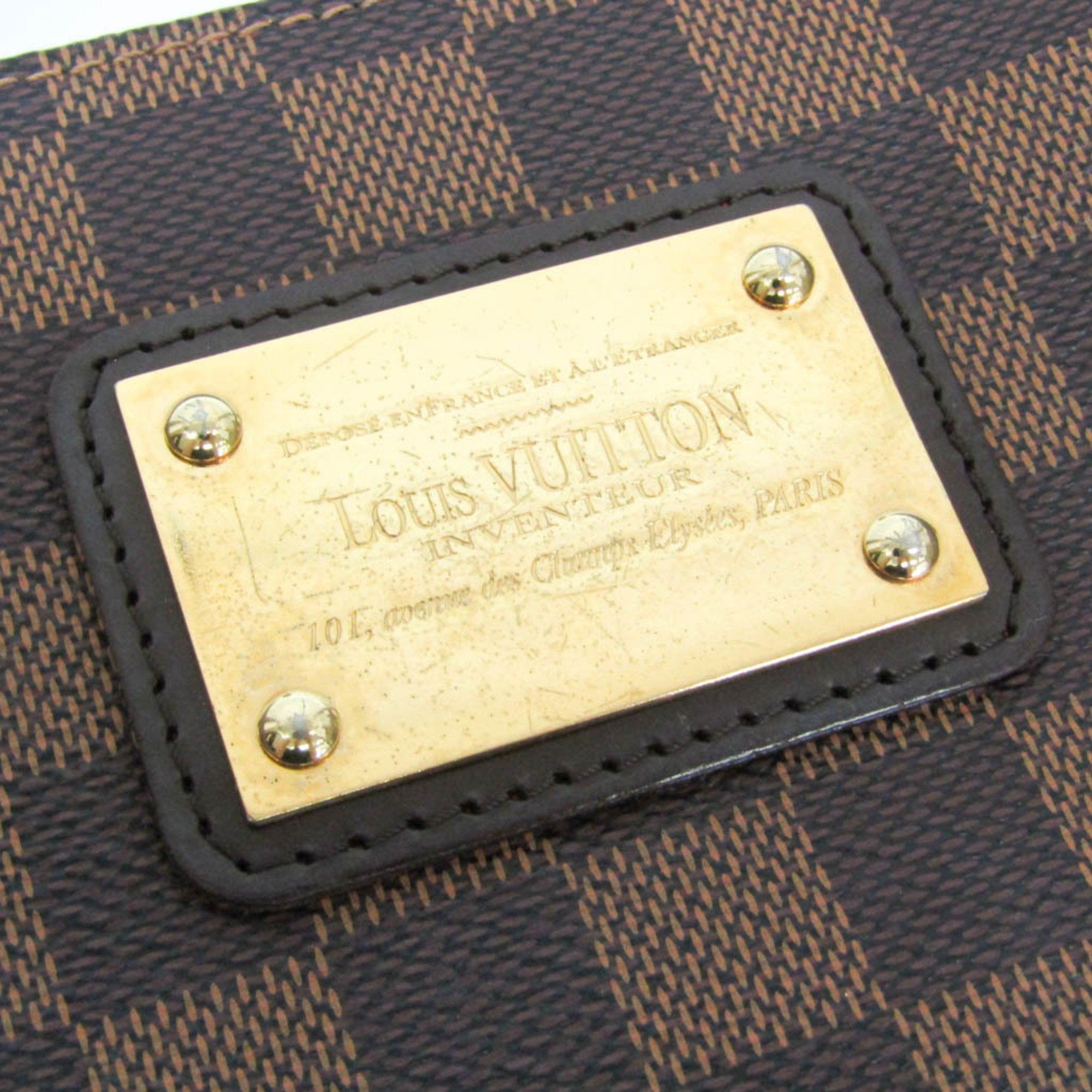 Louis Vuitton Louis Vuitton Damier Eva N55213 Women's Handbag,Shoulder Bag Brown,Ebene Size ONE SIZE - 14 Thumbnail
