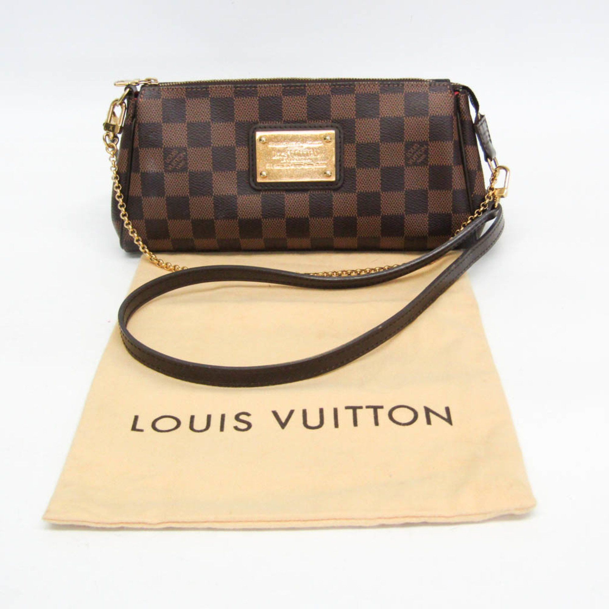 Louis Vuitton Louis Vuitton Damier Eva N55213 Women's Handbag,Shoulder Bag Brown,Ebene Size ONE SIZE - 2 Thumbnail