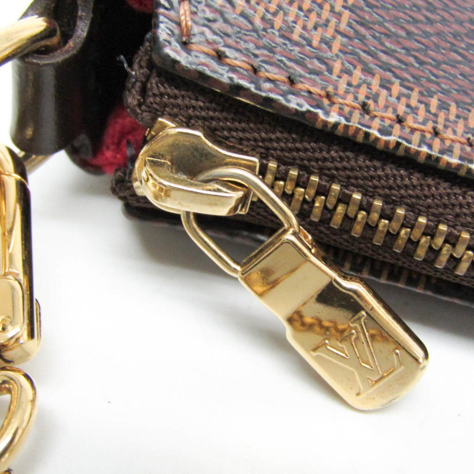 Louis Vuitton Louis Vuitton Damier Eva N55213 Women's Handbag,Shoulder Bag Brown,Ebene Size ONE SIZE - 8 Thumbnail