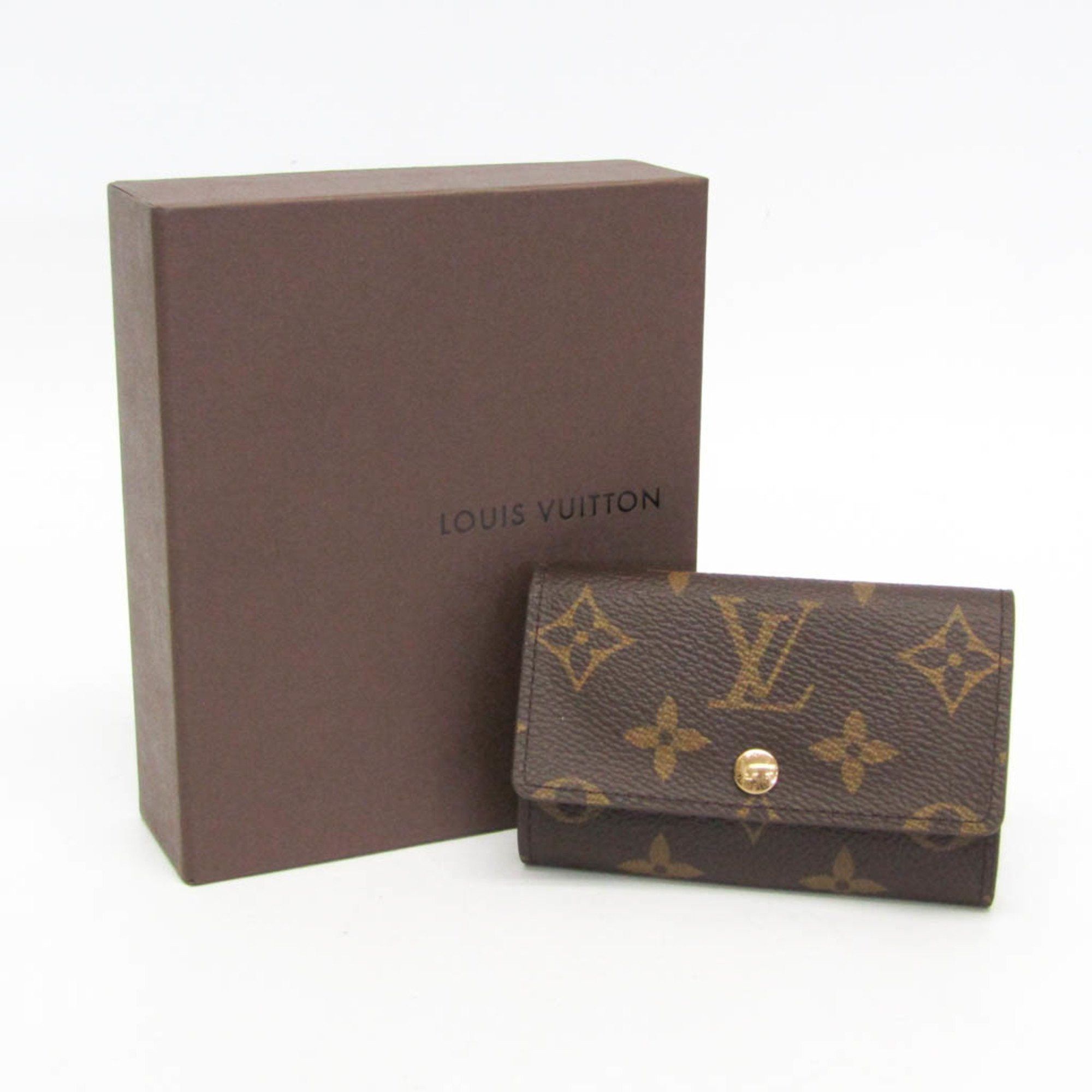 Louis Vuitton Louis Vuitton Monogram Key Holder 6 M62630 Men,Women Monogram Key Case Brown Size ONE SIZE - 2 Thumbnail