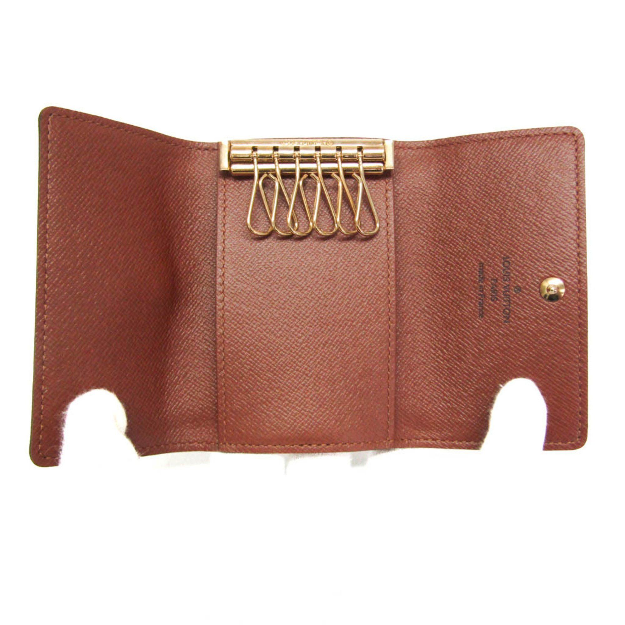 Louis Vuitton Louis Vuitton Monogram Key Holder 6 M62630 Men,Women Monogram Key Case Brown Size ONE SIZE - 4 Thumbnail