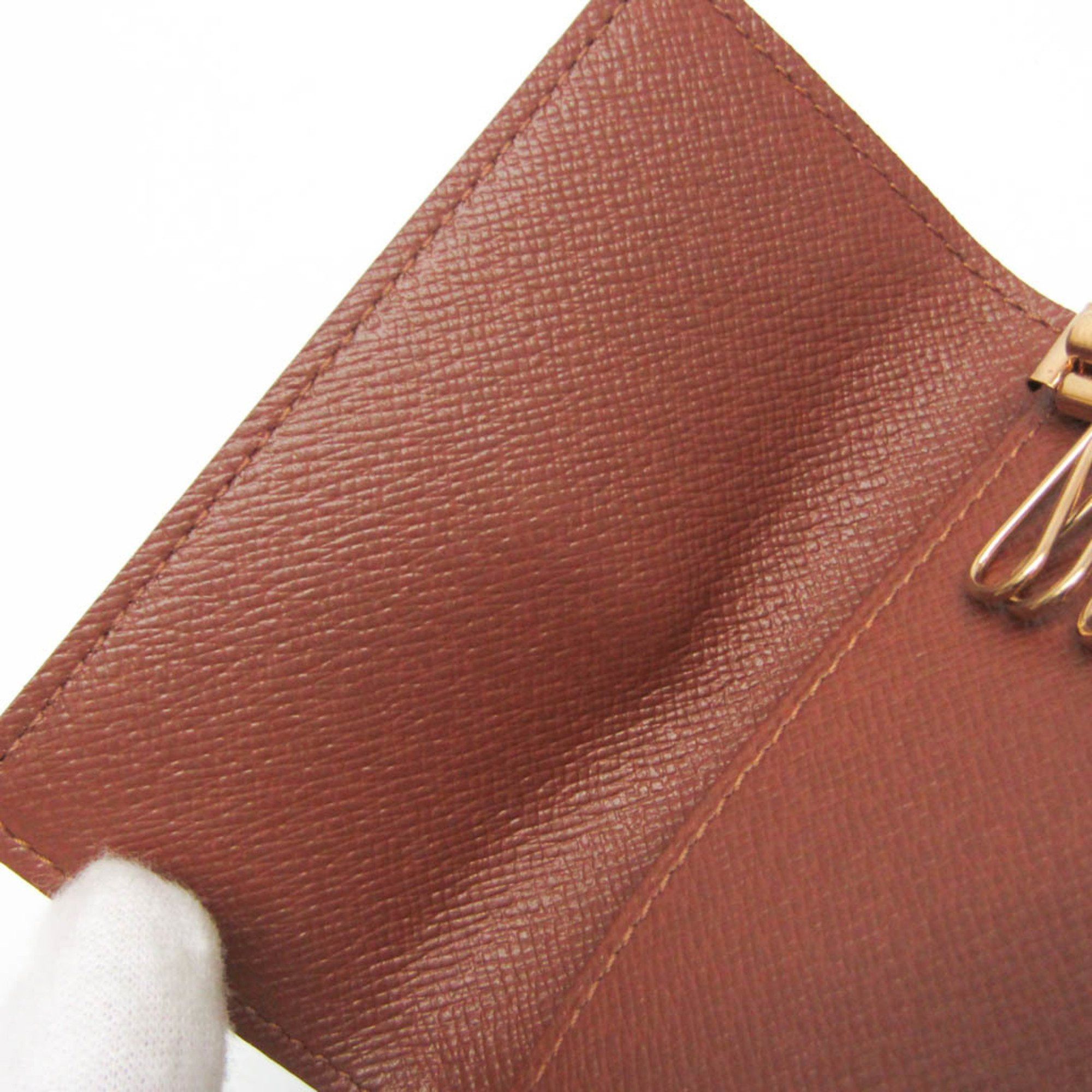 Louis Vuitton Louis Vuitton Monogram Key Holder 6 M62630 Men,Women Monogram Key Case Brown Size ONE SIZE - 10 Thumbnail